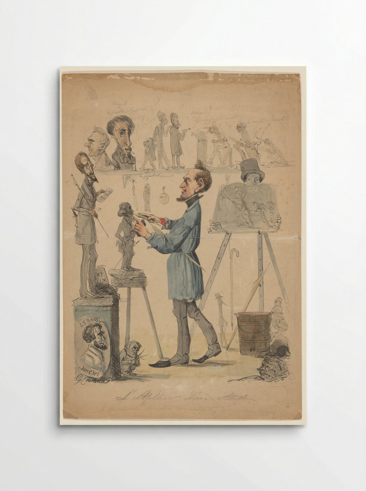 L’atelier d’un Artiste - George Coutteau - Poster