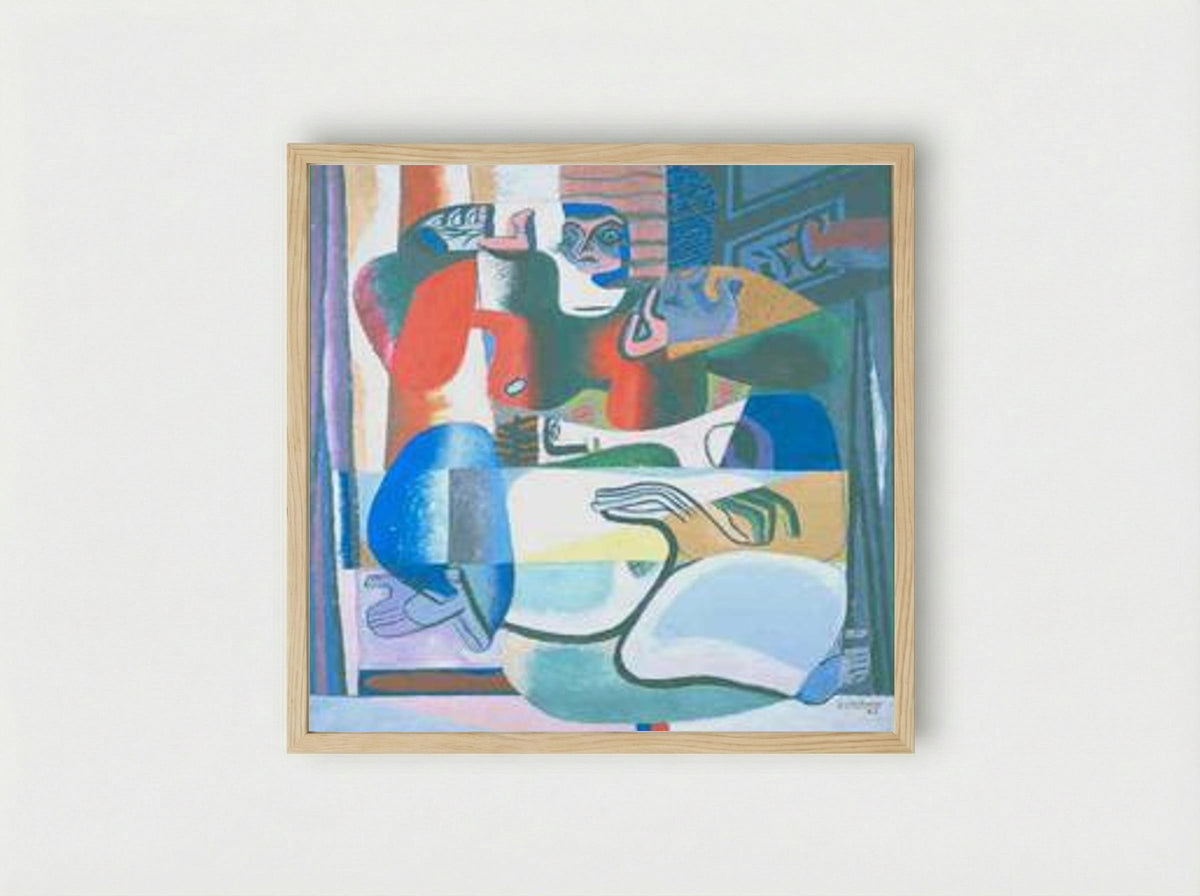 L'horreur surgit - Le Corbusier - Framed Print Wood