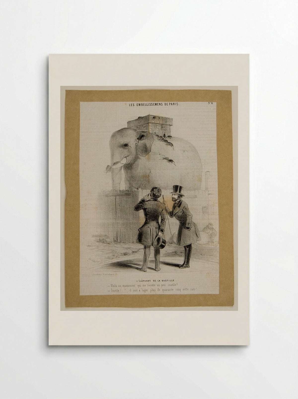 L'Éléphant de la Bastille - Frédéric Bouchot - Poster