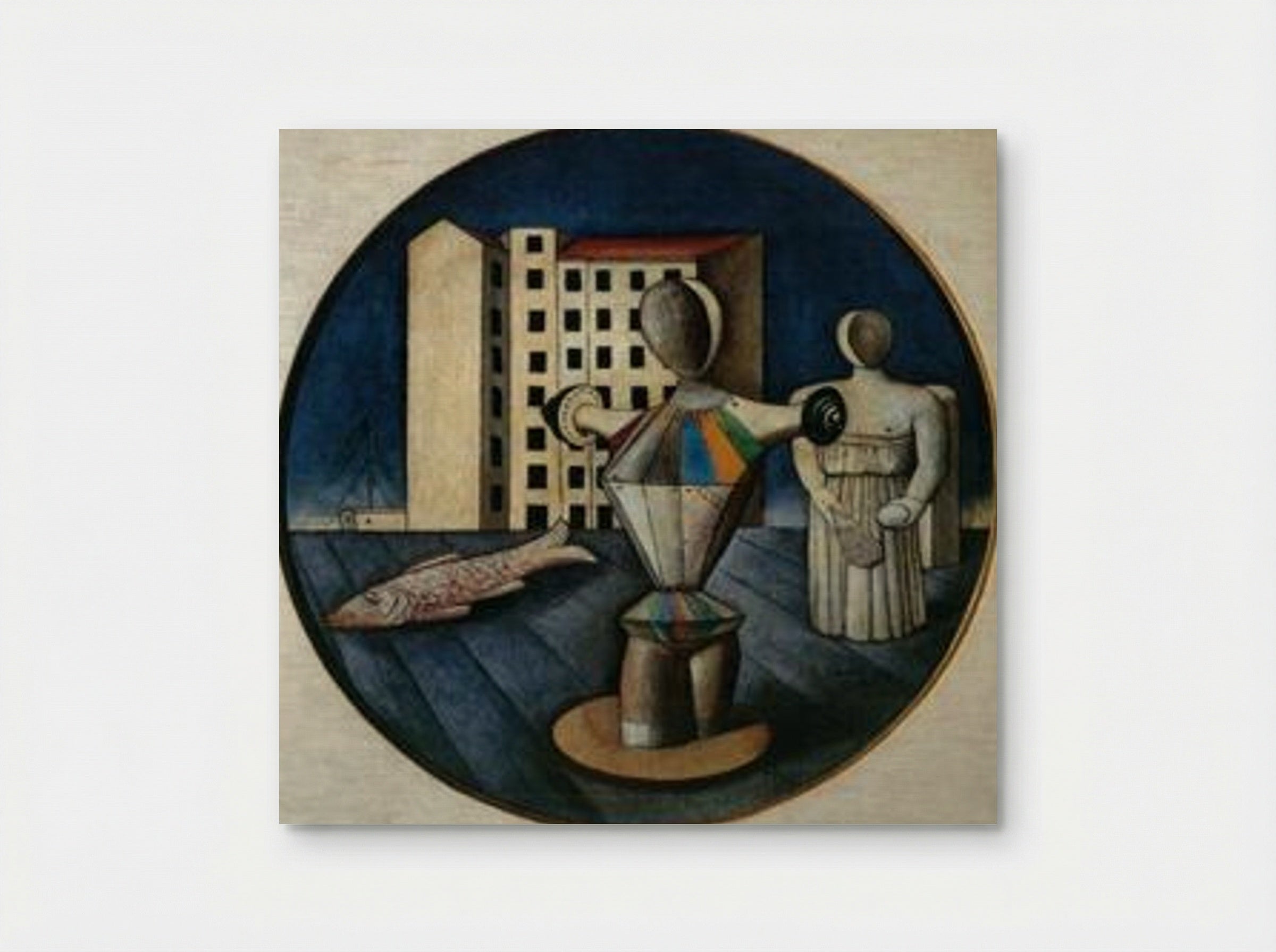 L'ovale delle apparizioni - Carlo Carrà - Poster