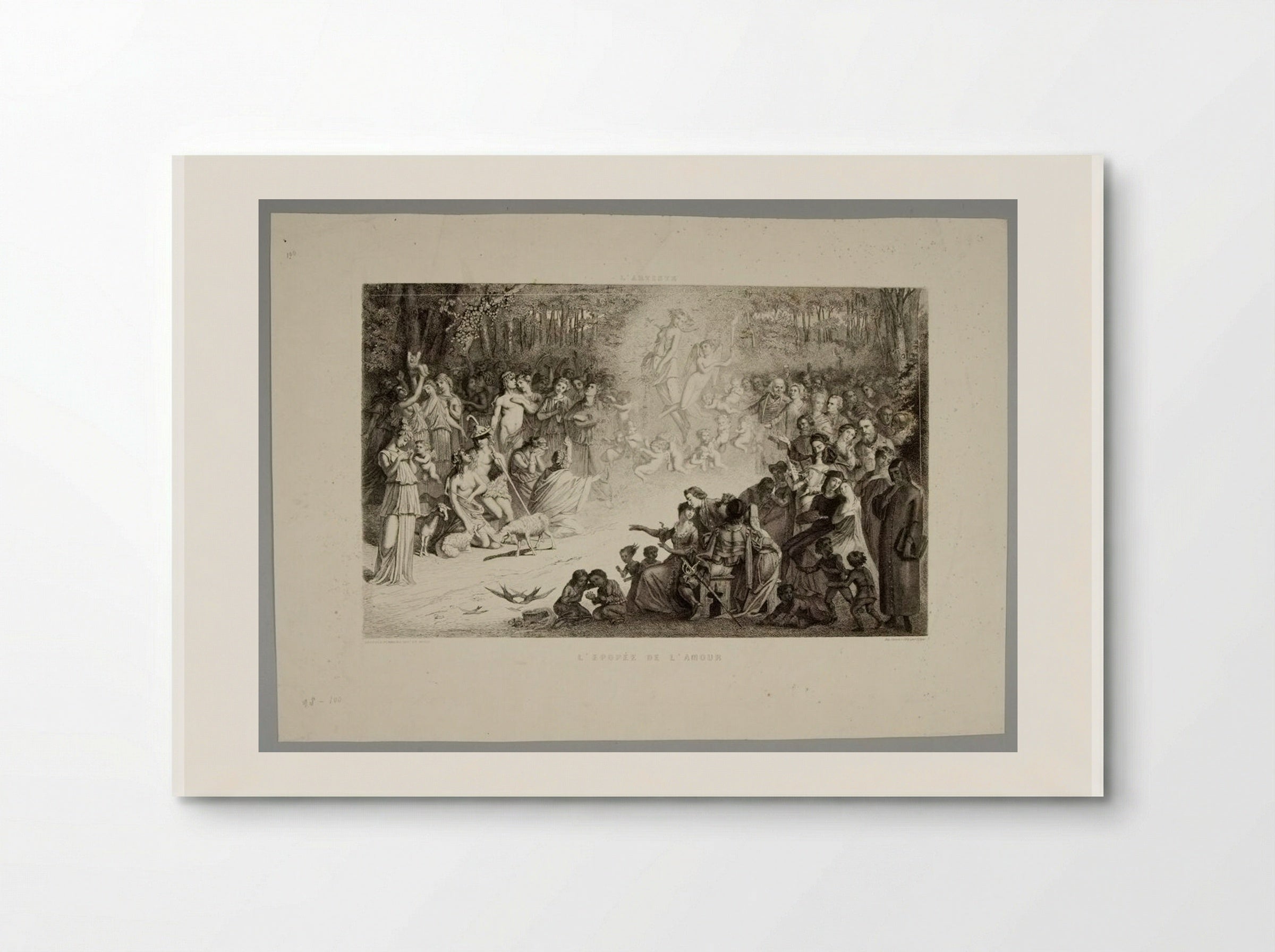 L'Épopée de l'Amour - Léopold Flameng - Poster