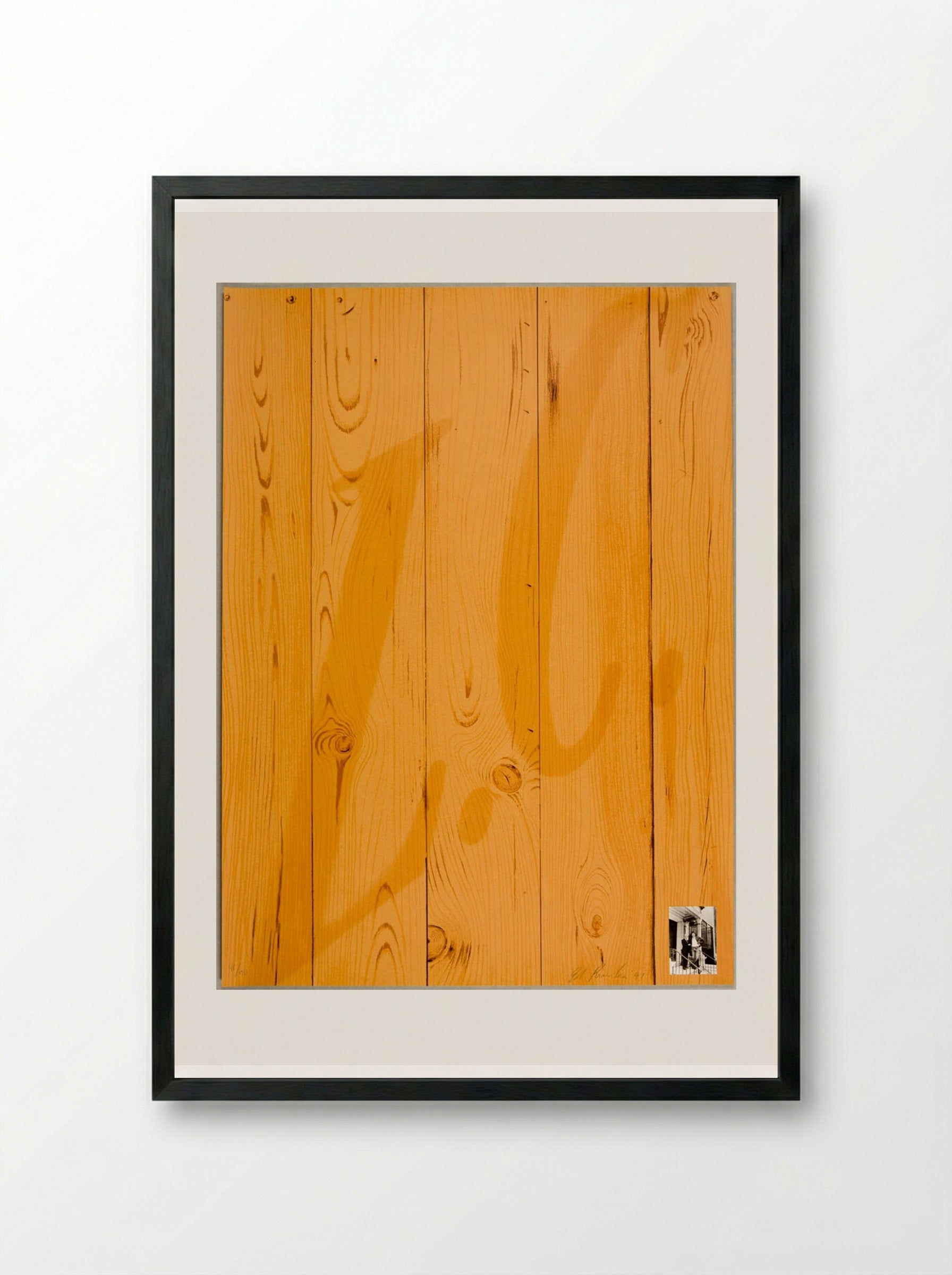 L.C. - Edward Ruscha - Framed Print Black