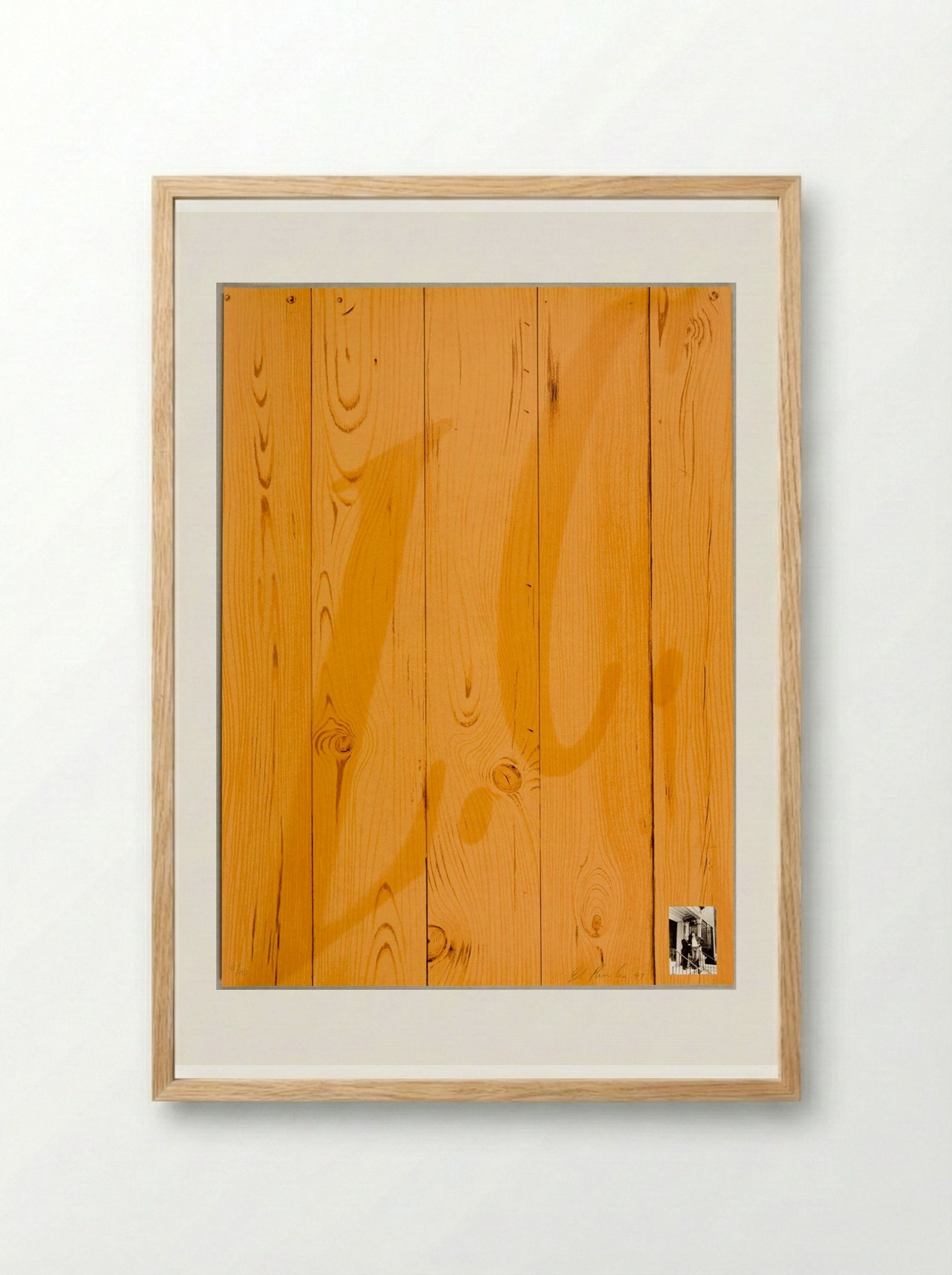 L.C. - Edward Ruscha - Framed Print Wood