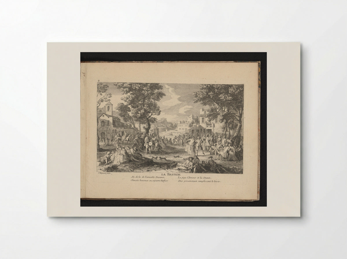 La Bastide - Jean Rigaud - Poster