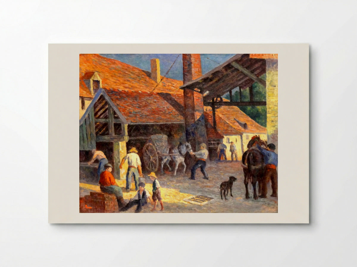 La Briqueterie - Maximilien Luce - Poster