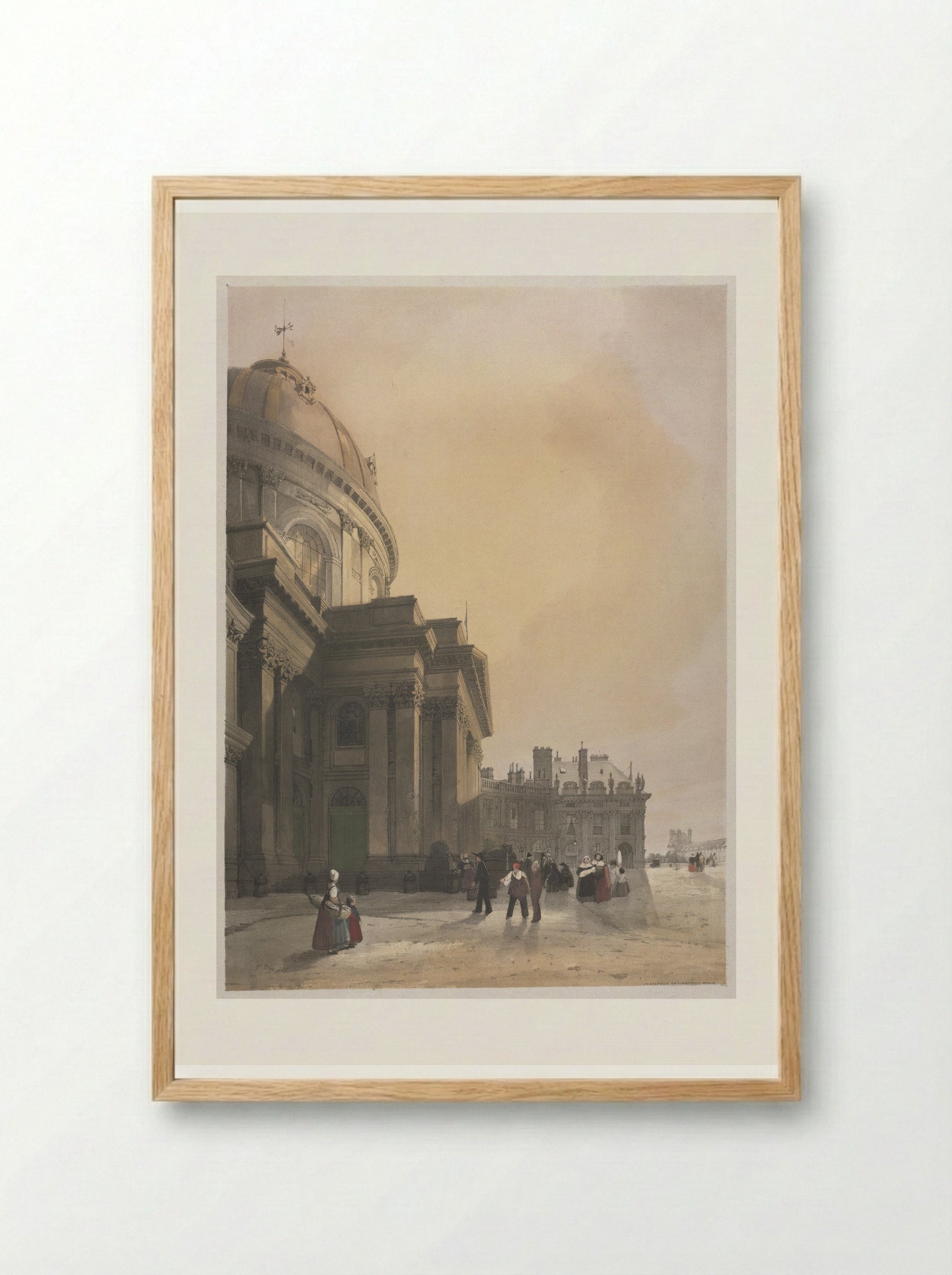 La Chapelle de l'Institut, Paris - Thomas Shotter Boys - Framed Print Wood