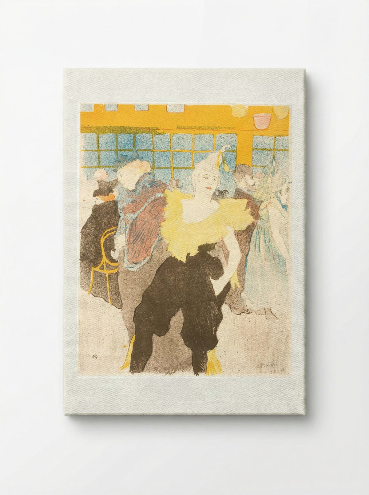 La Clownesse au Moulin Rouge - Henri de Toulouse-Lautrec - Canvas