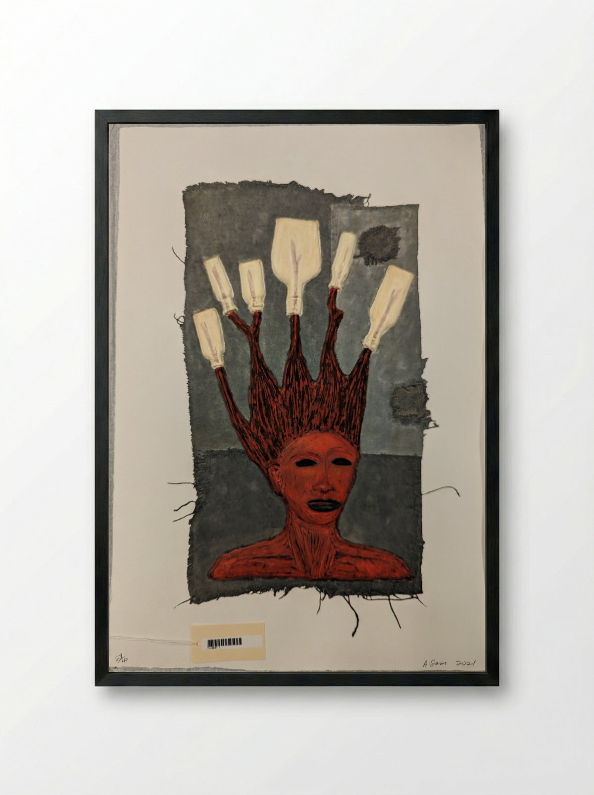 La Curandera - Alison Saar - Framed Print Black