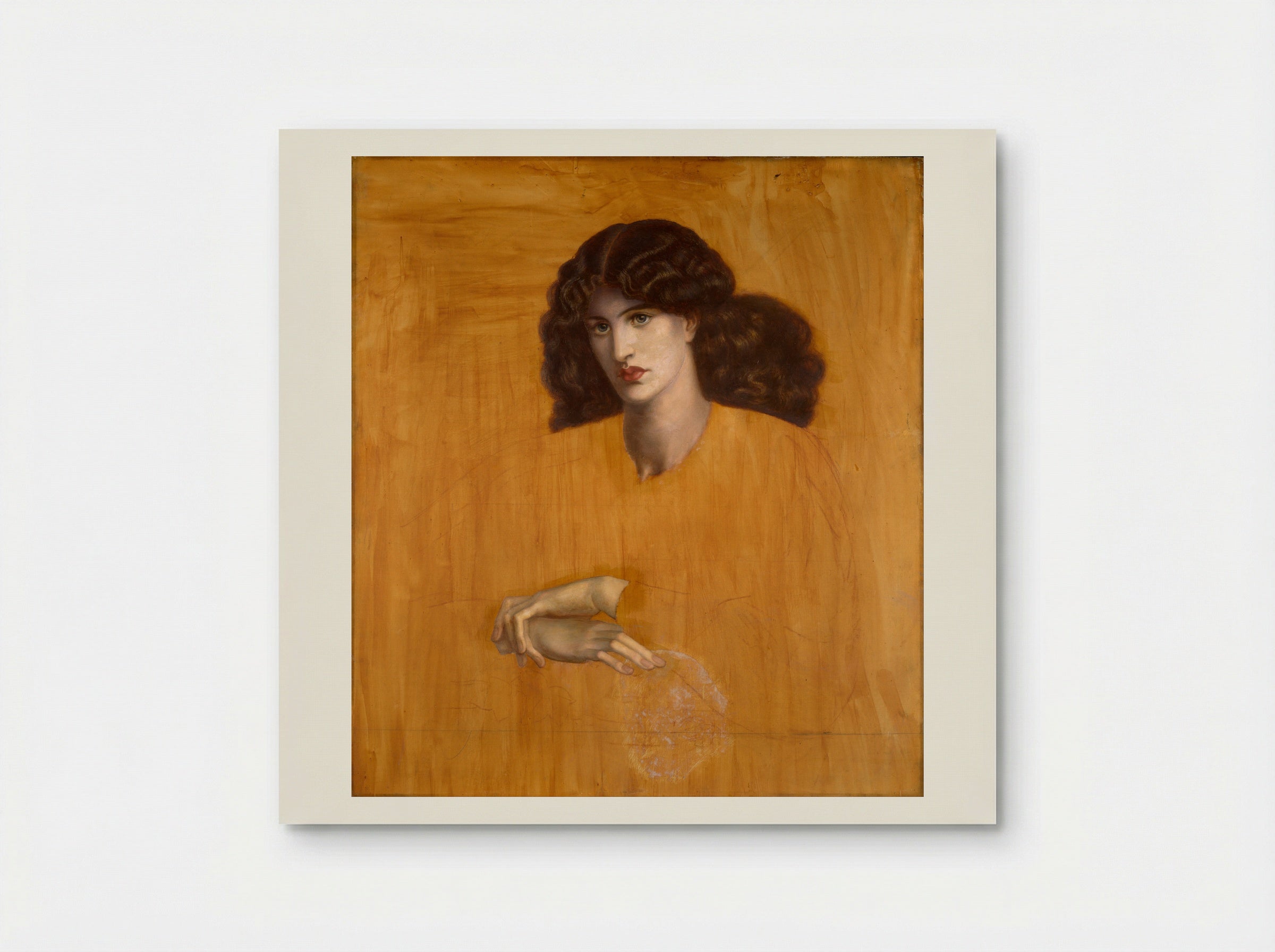 La Donna della Finestra - Dante Gabriel Rossetti - Poster