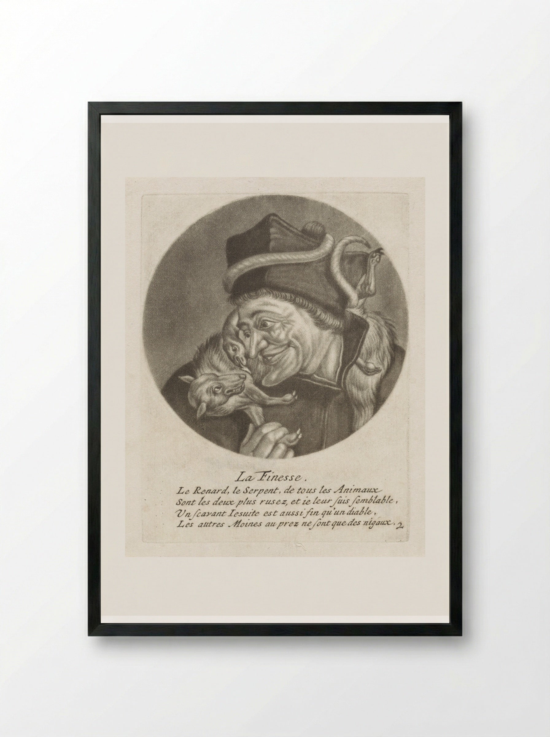 La Finesse - Jacob Gole - Framed Print Black