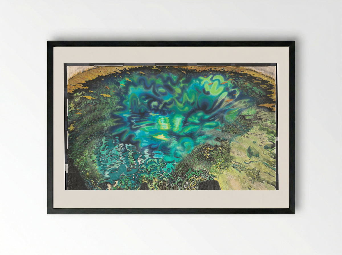 La Fosse Dionne - Jacobien de Rooij - Framed Print Black