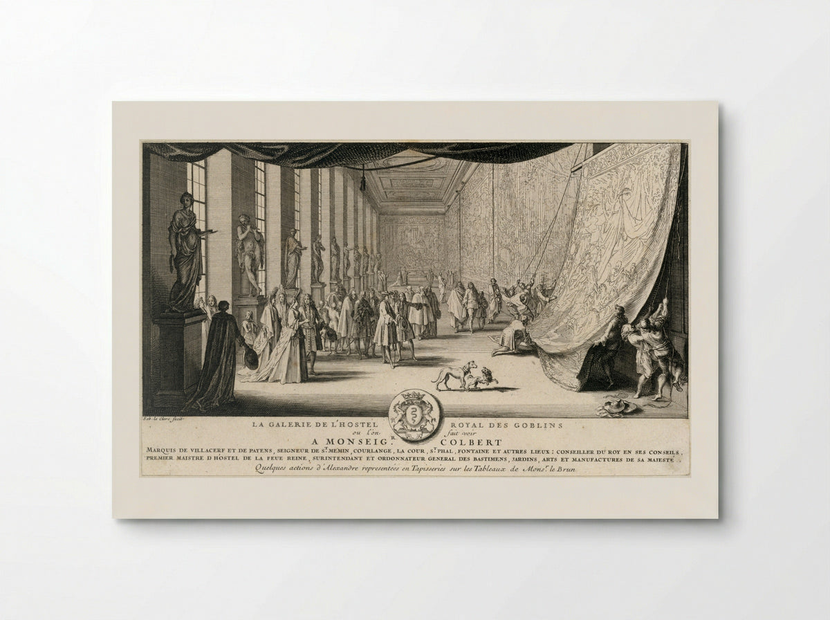 La Galerie de l'Hostel Royal des Gobelins - Sébastien Leclerc (I) - Poster