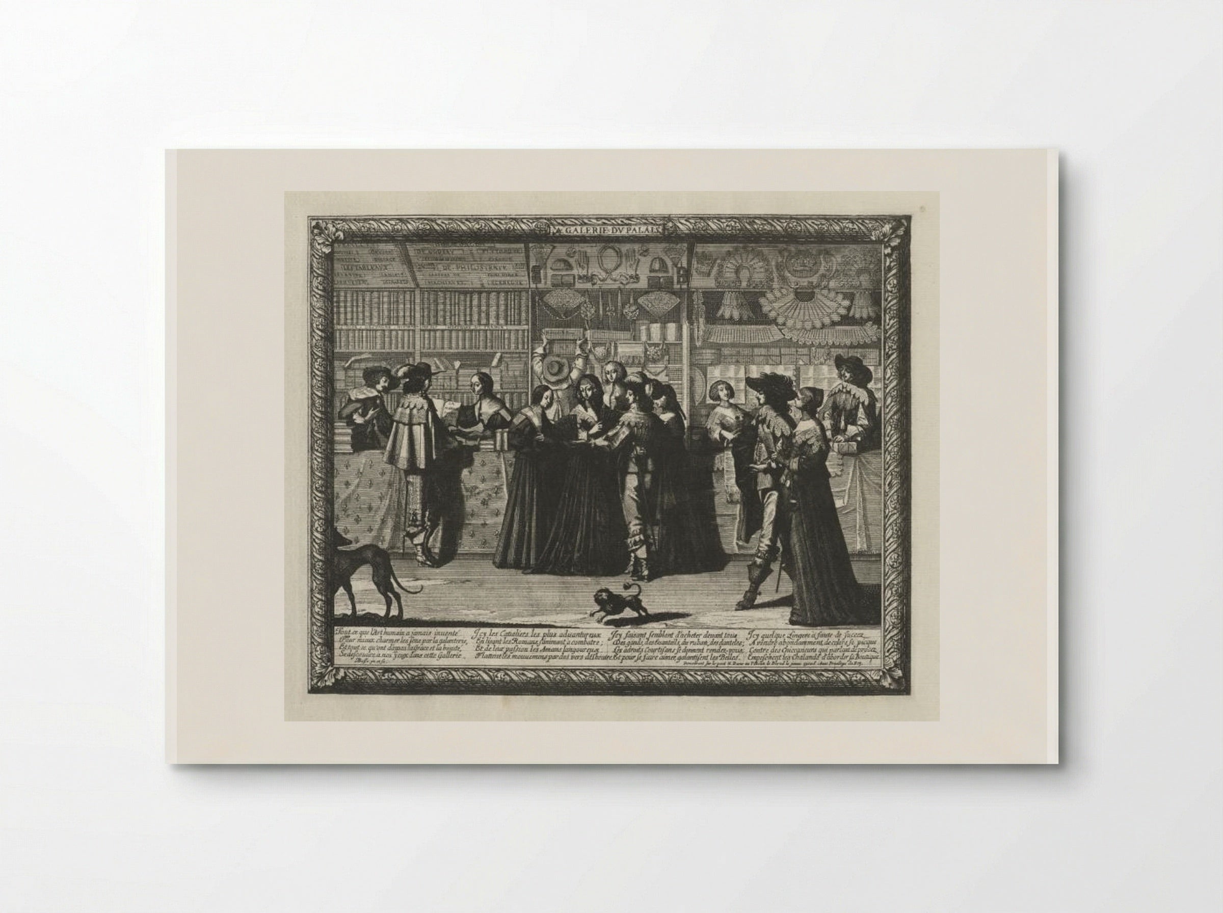 La Galerie du Palais - Abraham Bosse - Poster