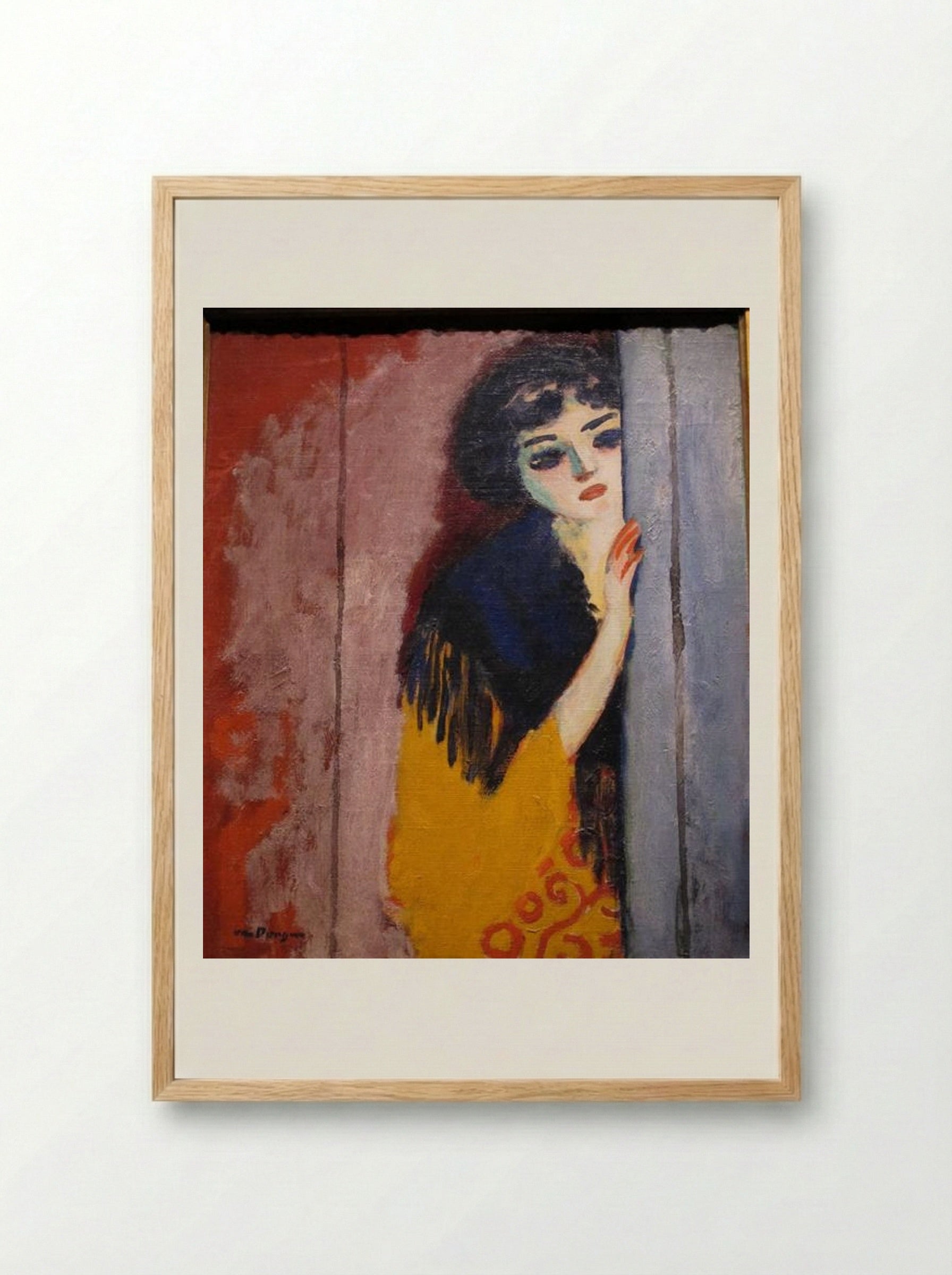 La Gitane (La Curieuse) - Kees van Dongen - Framed Print Wood