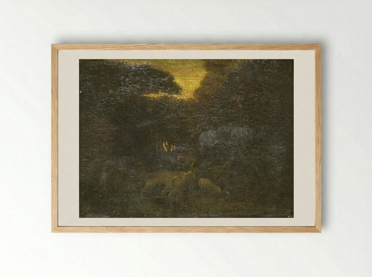 La Gorge aux Loups - Théodore Rousseau - Framed Print Wood