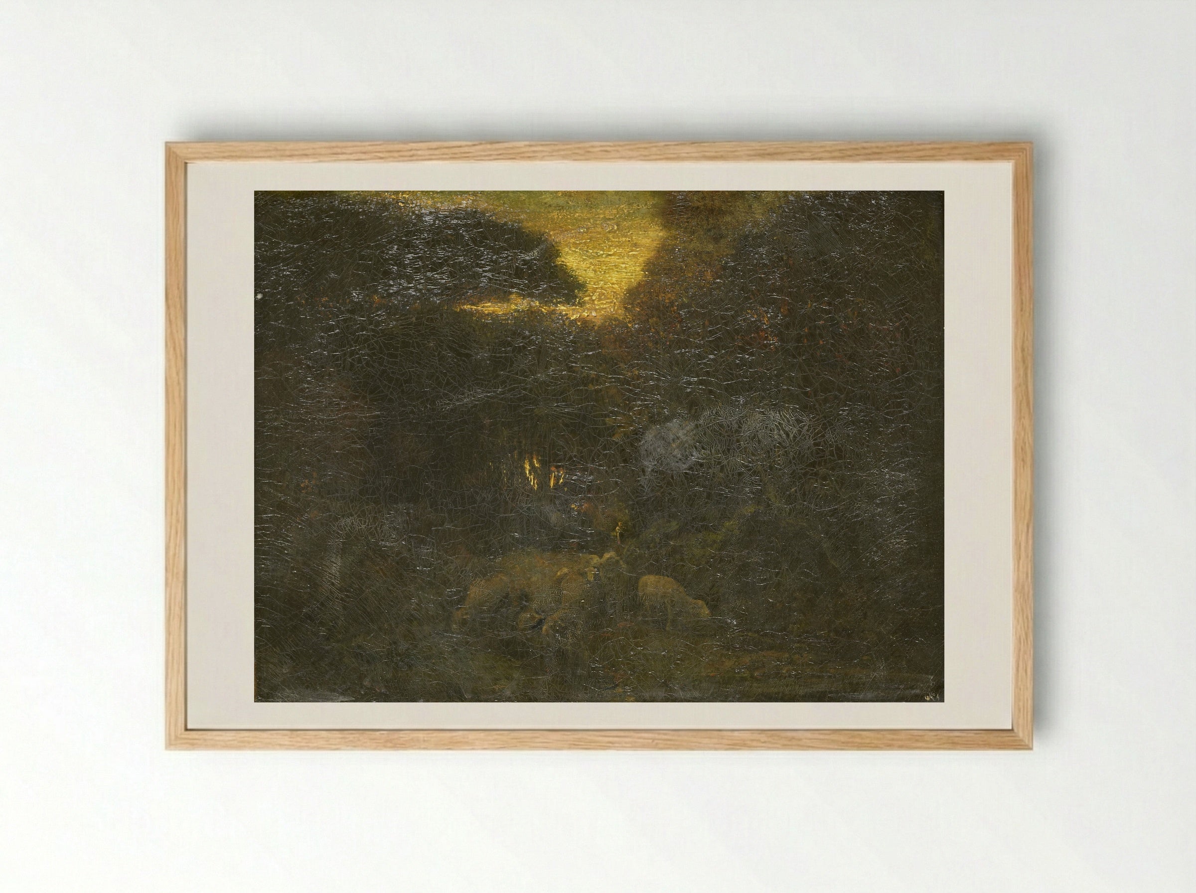 La Gorge aux Loups - Théodore Rousseau - Framed Print Wood