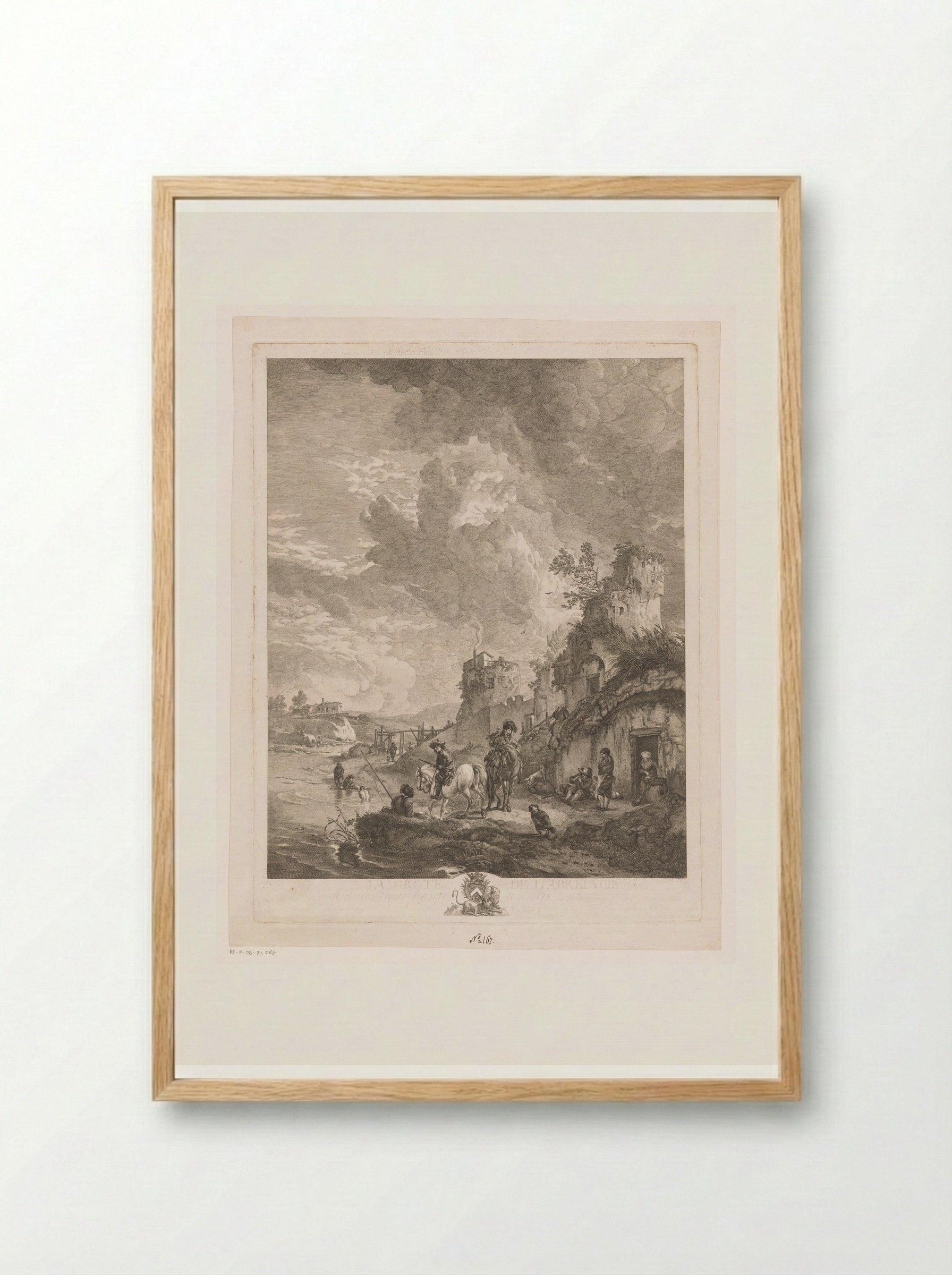 La Grote de l'Abreuvoir - Jean Moyreau - Framed Print Wood
