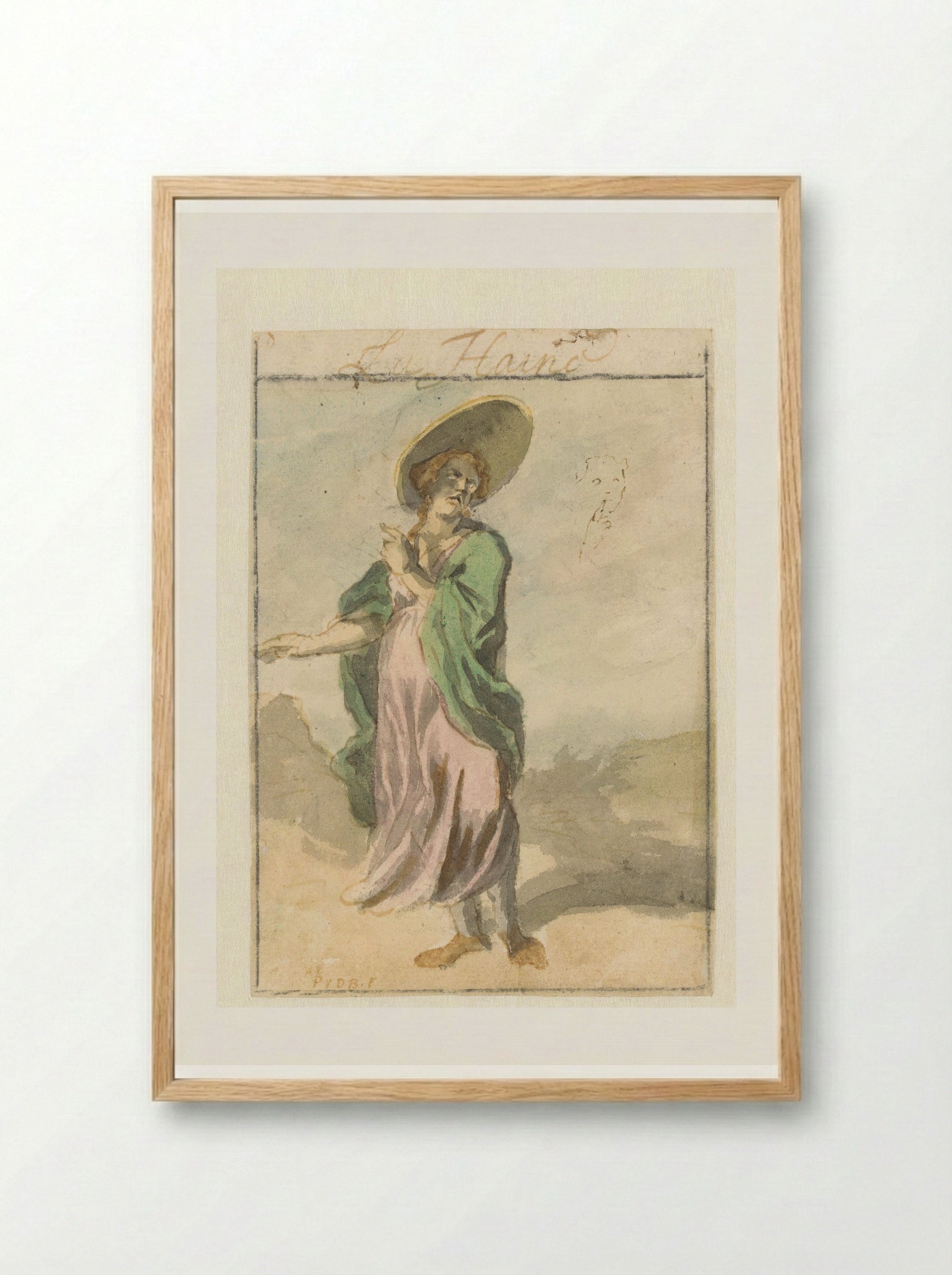 La Haine (Hatred) - Pieter van den Berge - Framed Print Wood