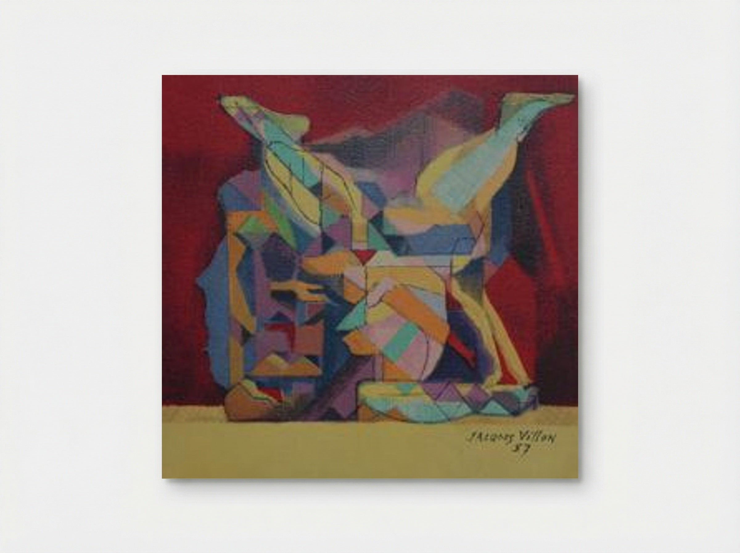La Lutte - Jacques Villon - Poster