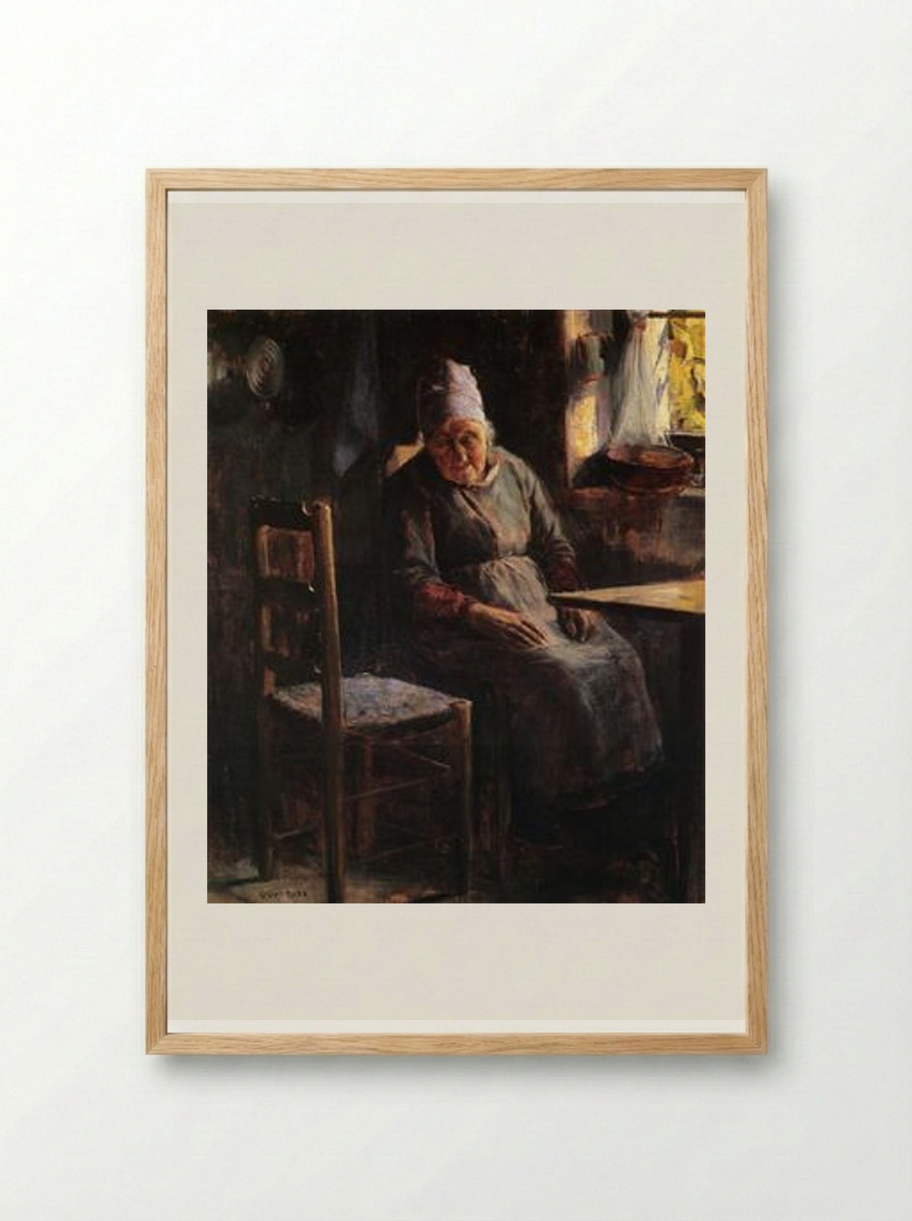 La Mere Pichaud - Guy Rose - Framed Print Wood