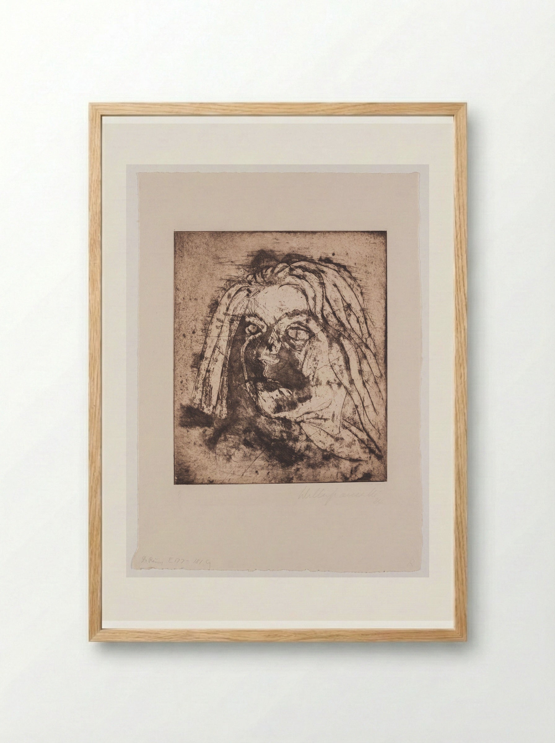 La Mujer, Sheet I - Walter Gramatté - Framed Print Wood