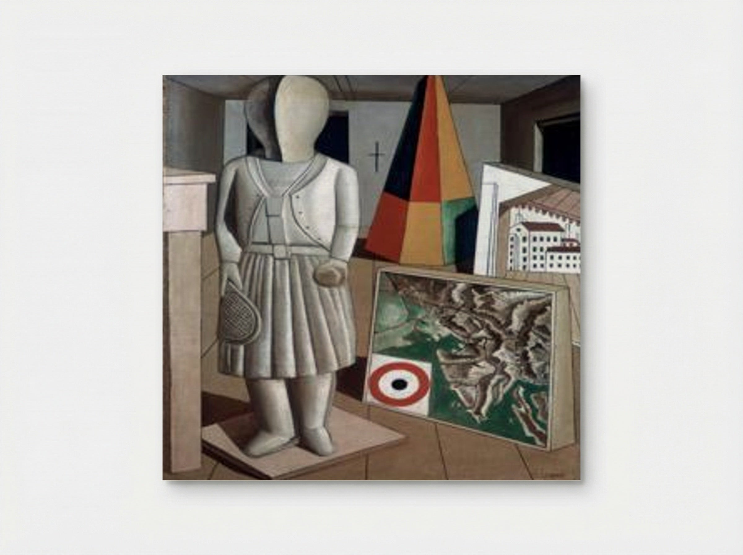 La Musa Metafisica - Carlo Carrà - Poster