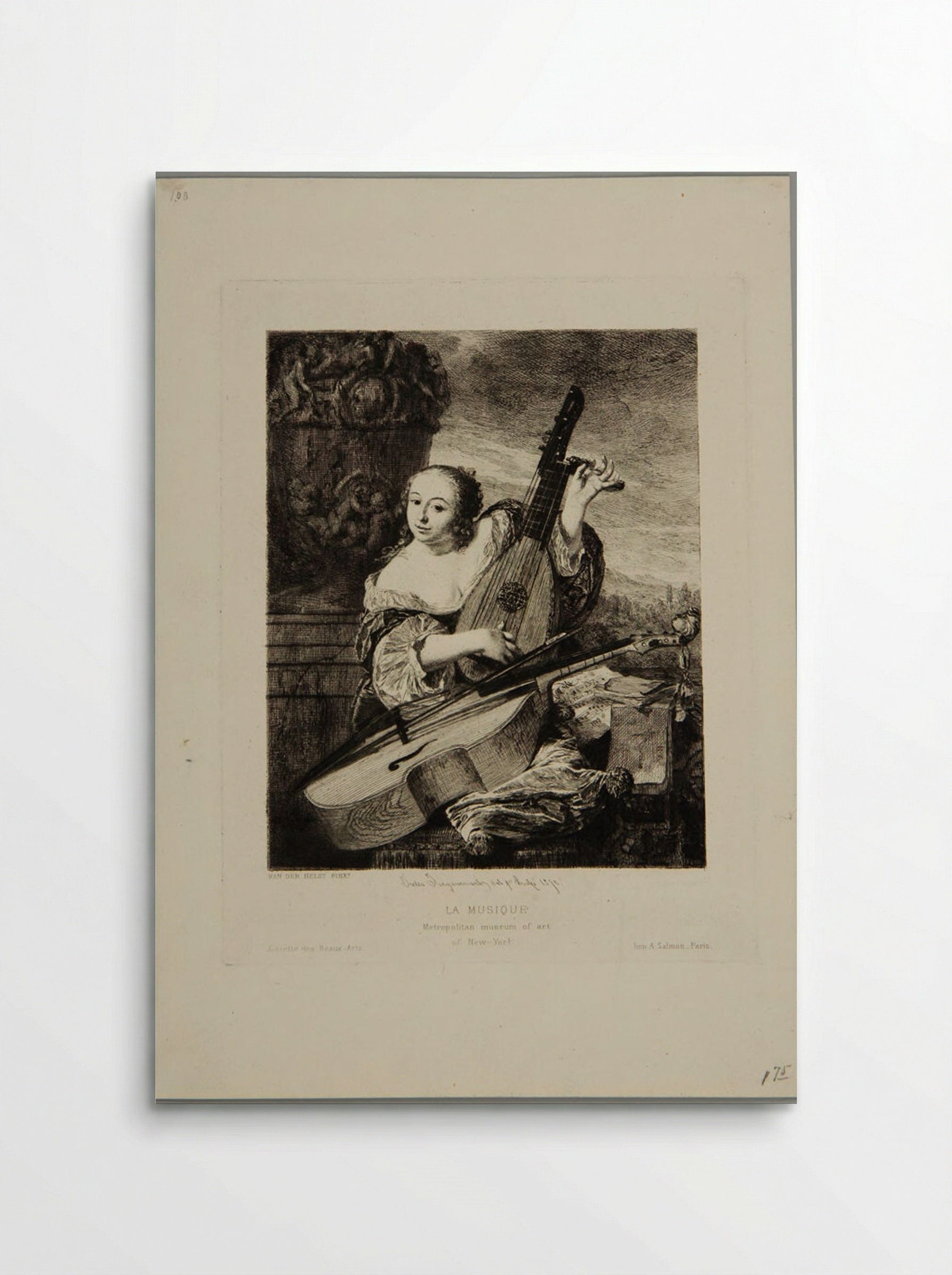 La Musique - Jules Ferdinand Jacquemart - Poster