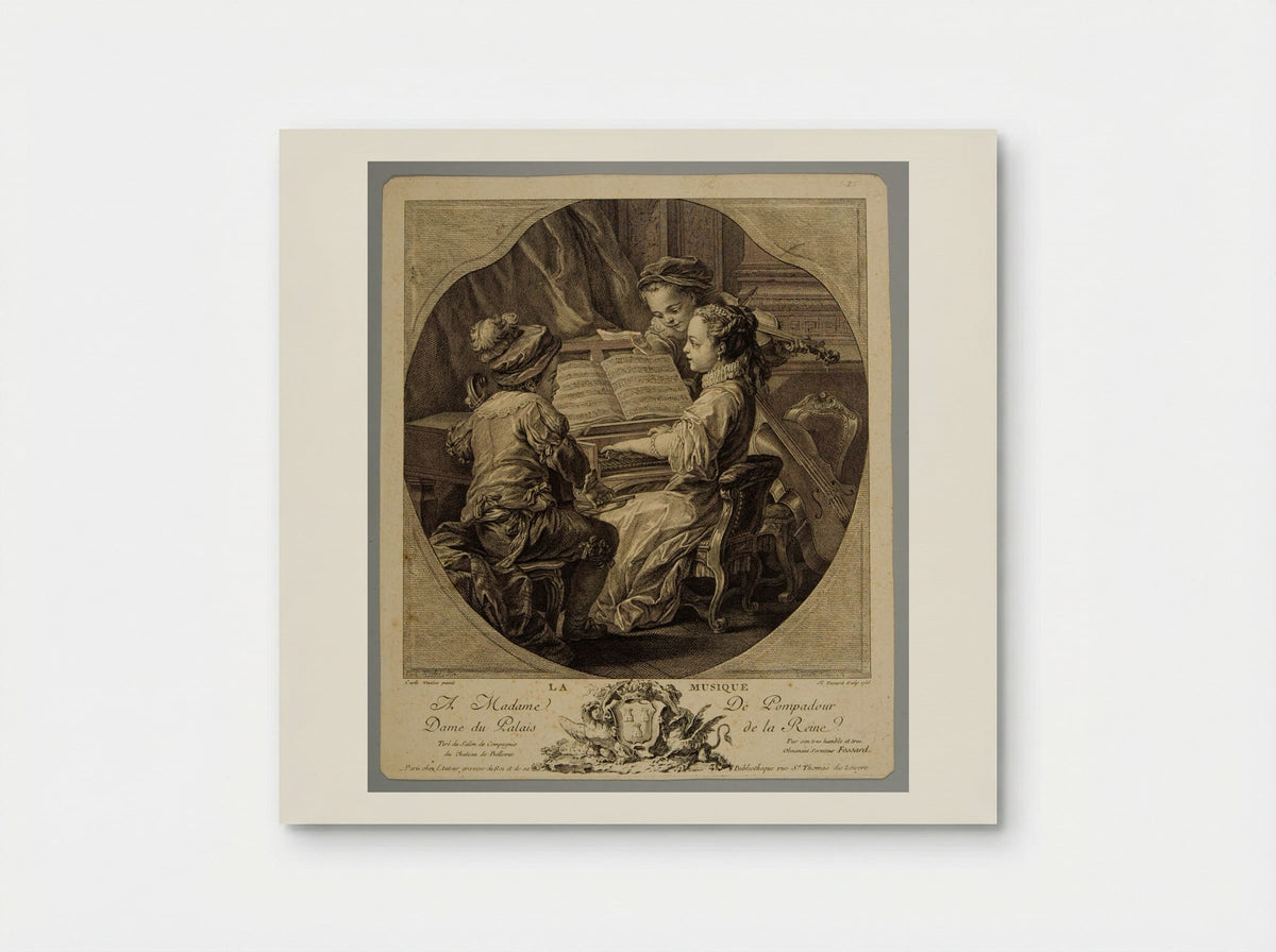 La Musique - Étienne Fessard - Poster