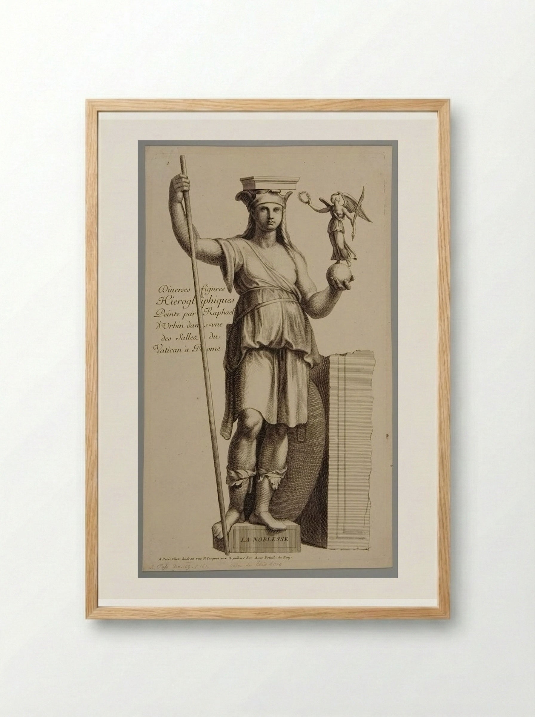 La Noblesse - Gérard Audran - Framed Print Wood