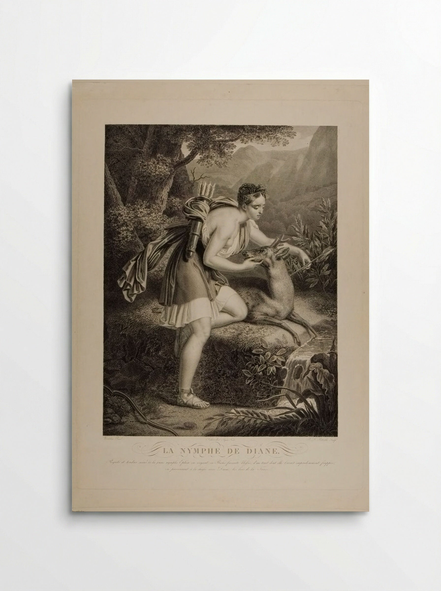 La Nymphe de Diane - Jean-Louis Potrelle - Poster