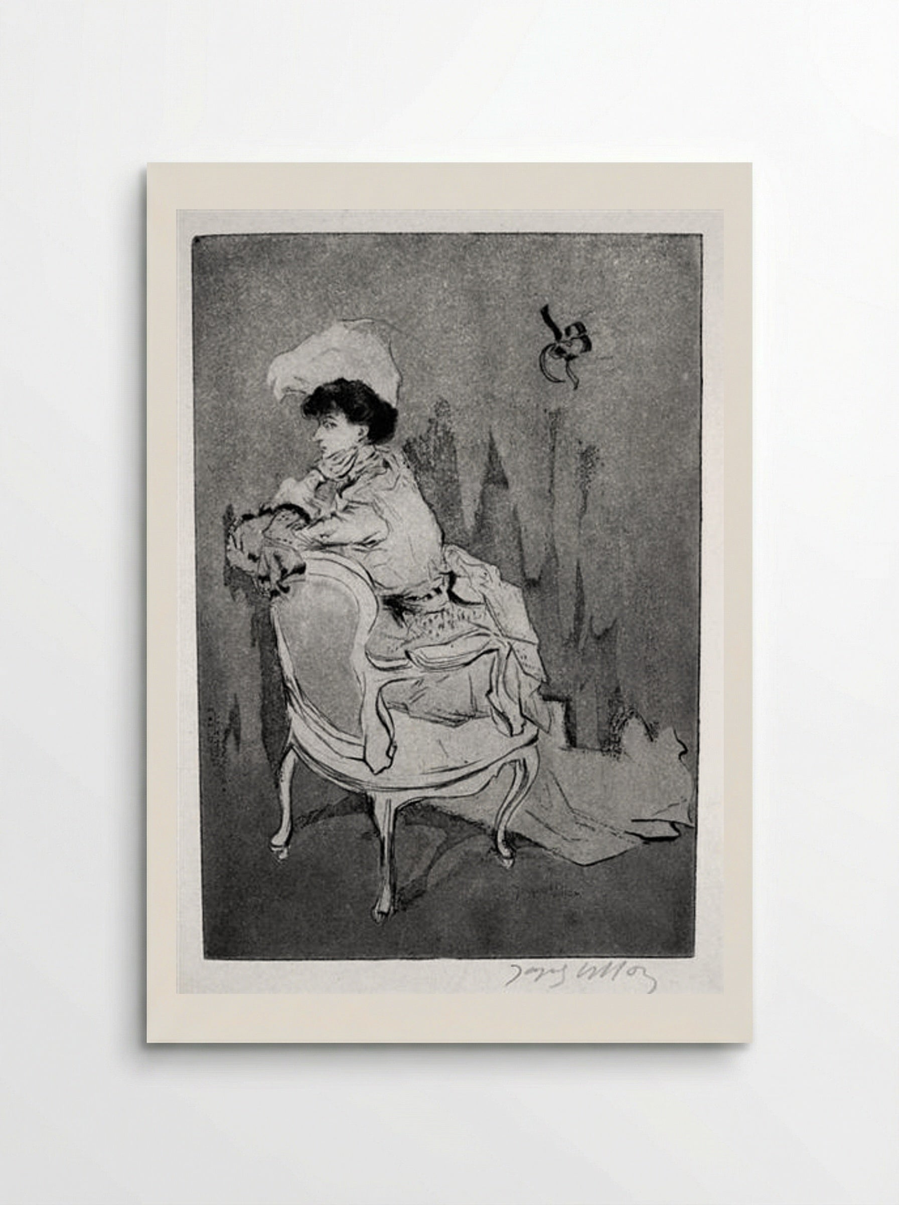 La Parisienne - Jacques Villon - Poster