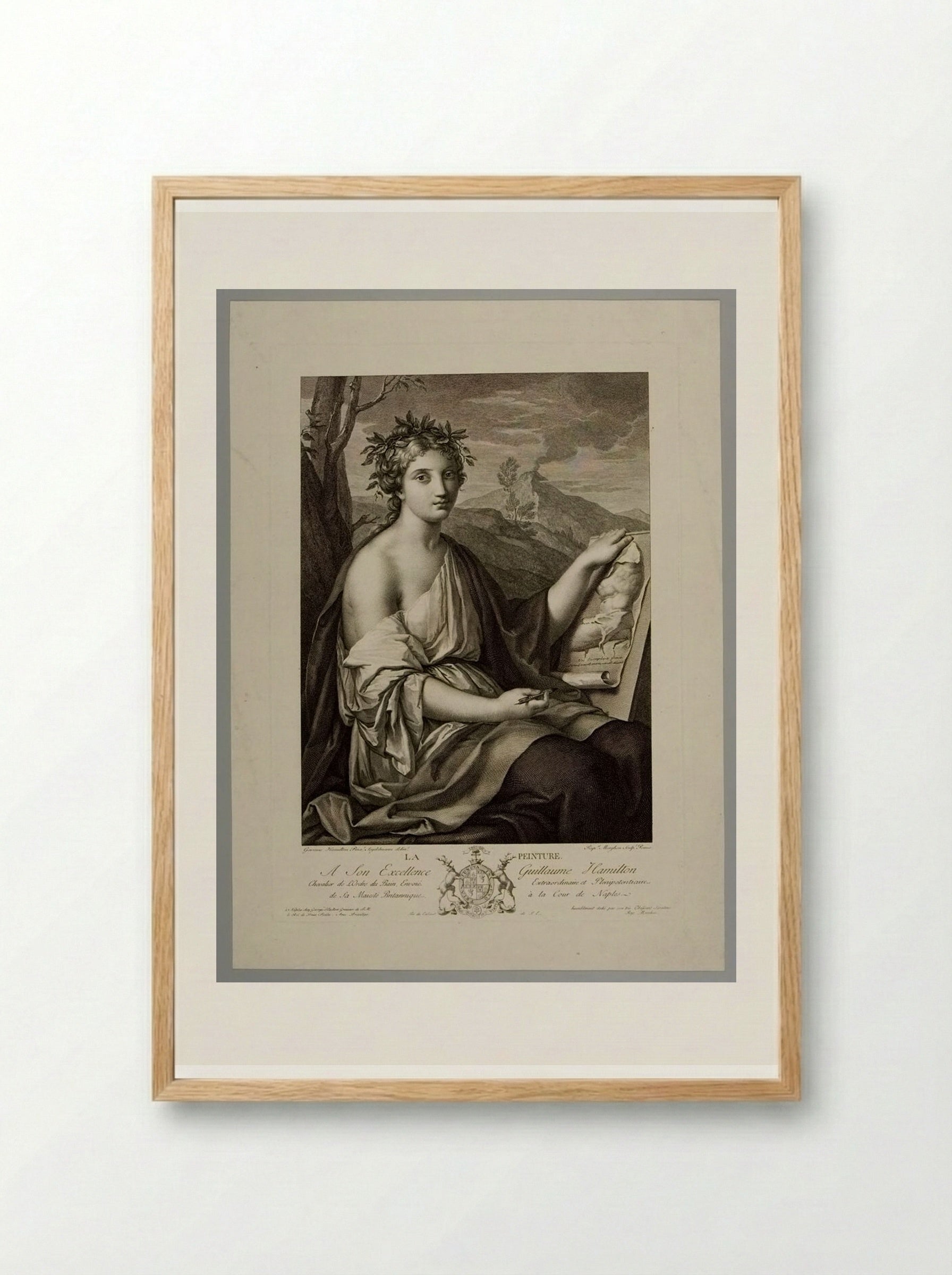 La Peinture - Raphael Morghen - Framed Print Wood