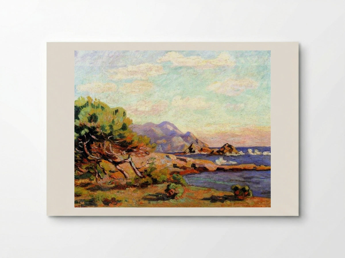 La Pointe du Lou Gaou - Armand Guillaumin - Poster