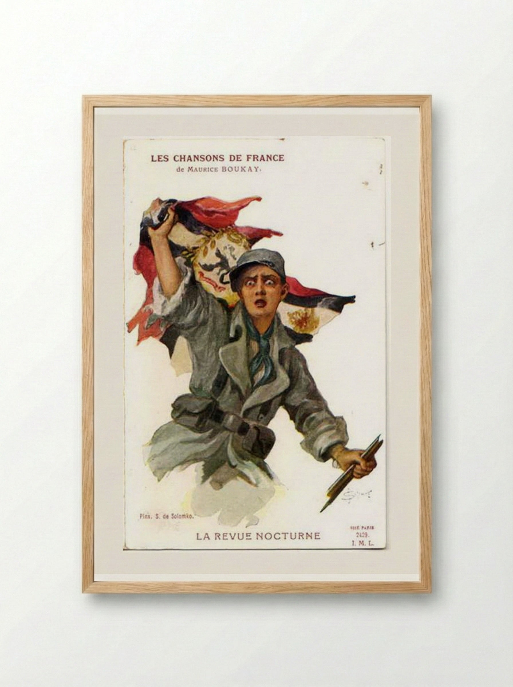 La Revue Nocturne - Sergey Solomko - Framed Print Wood