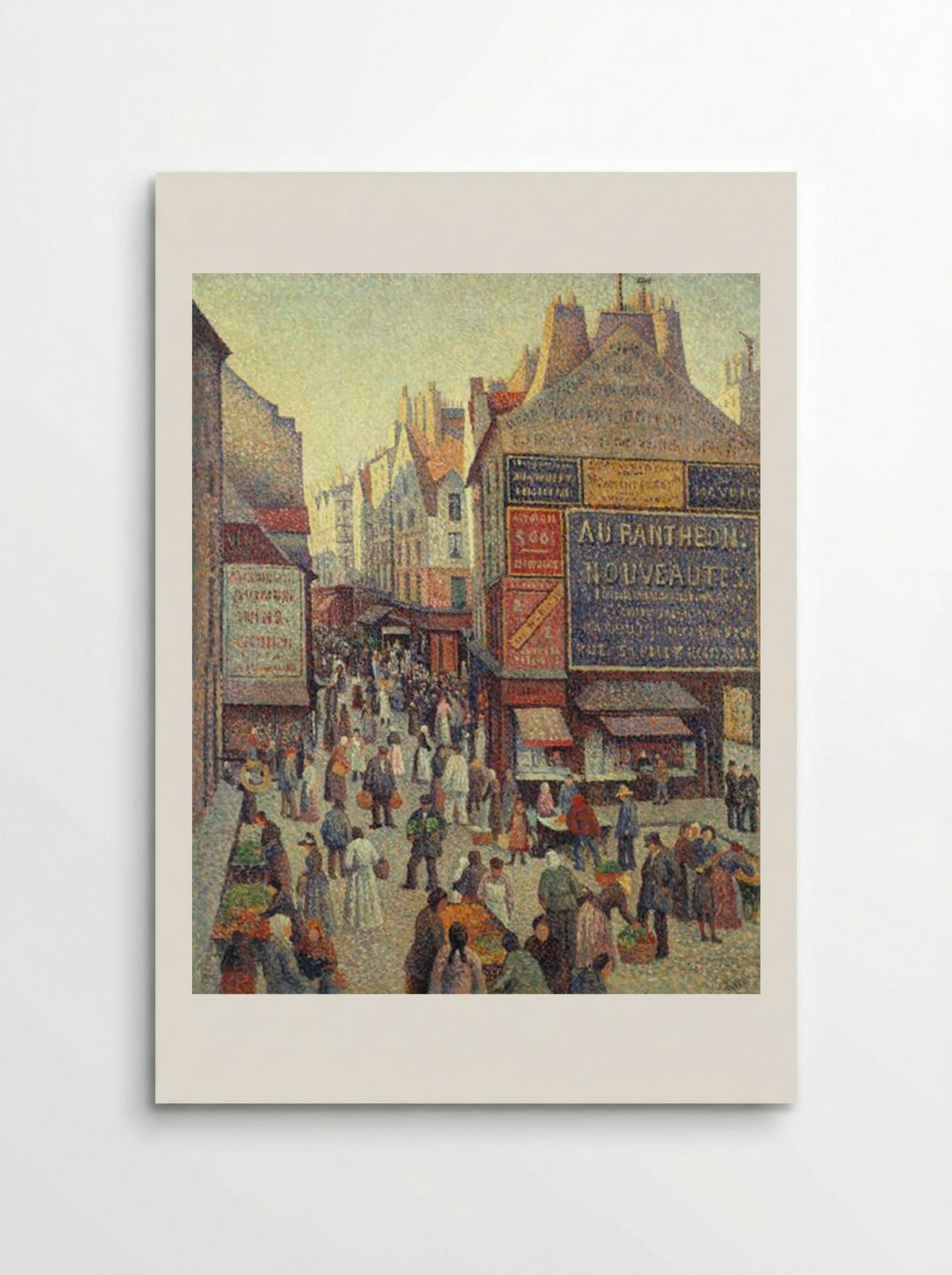 La Rue Mouffetard - Maximilien Luce - Poster