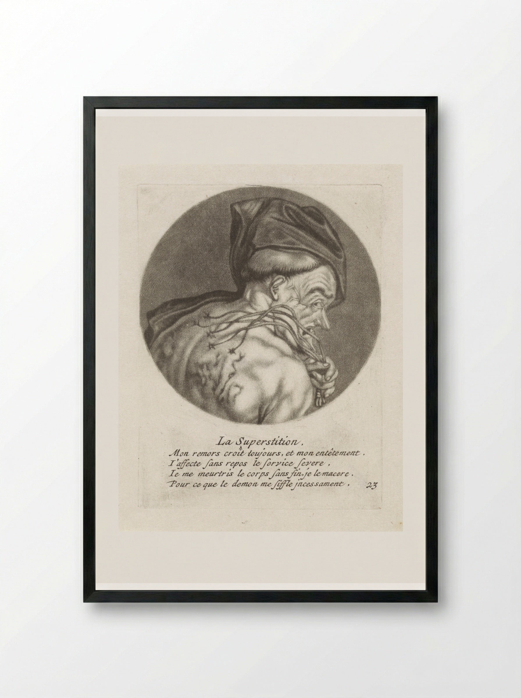 La Superstition - Jacob Gole - Framed Print Black