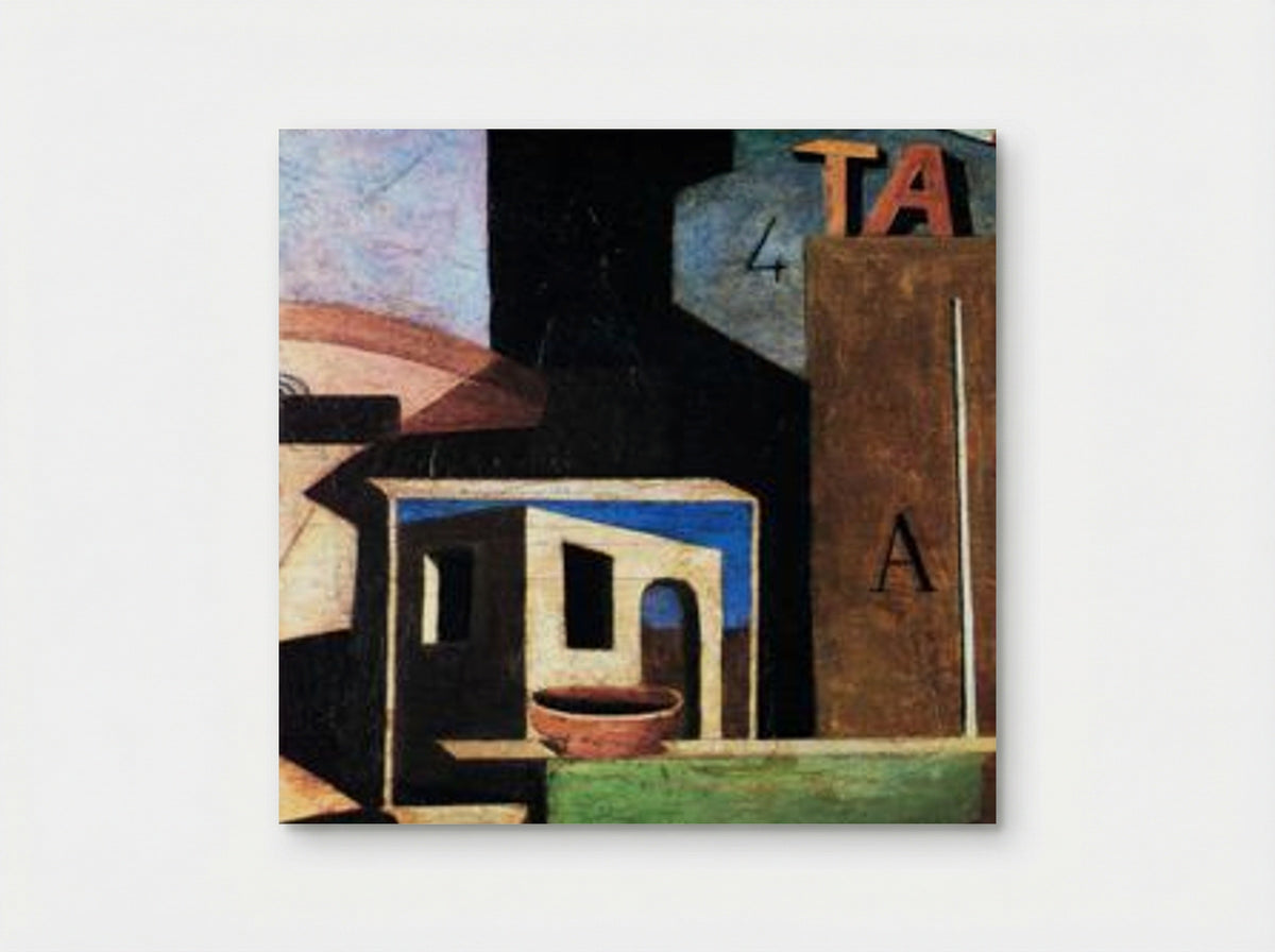 La composizione TA - Carlo Carrà - Poster