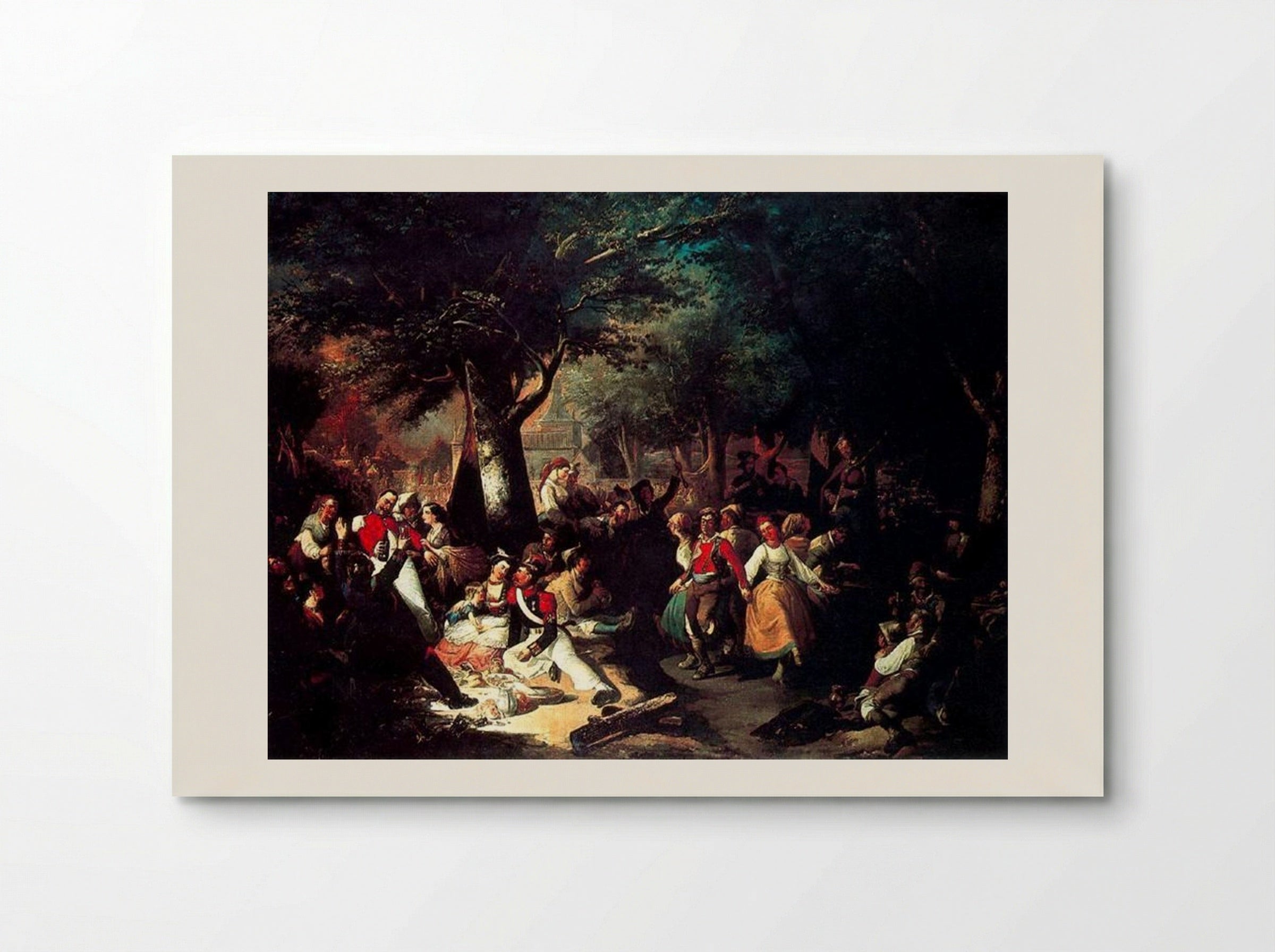 La romería de la Virgen del Puerto - Manuel Rodriguez de Guzman - Poster