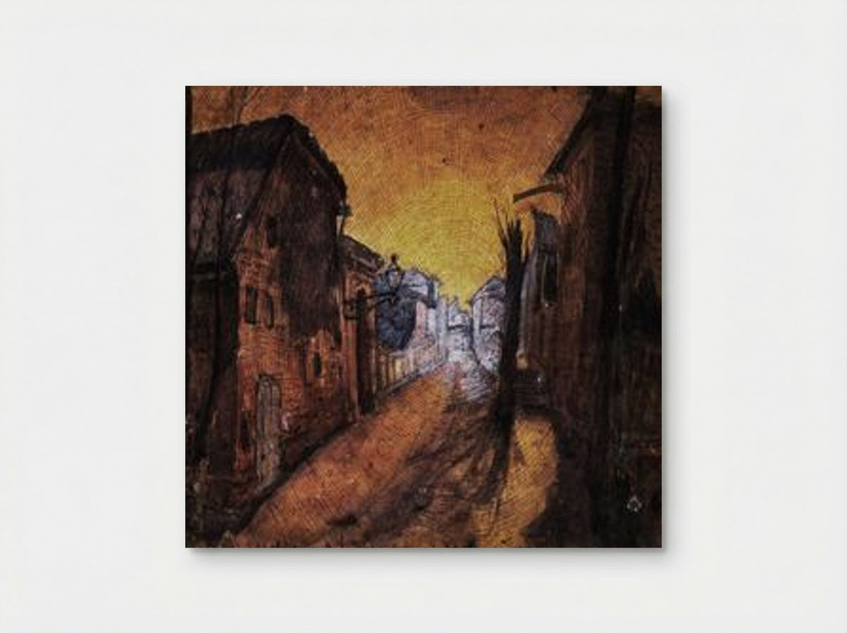 La strada di casa - Carlo Carrà - Poster