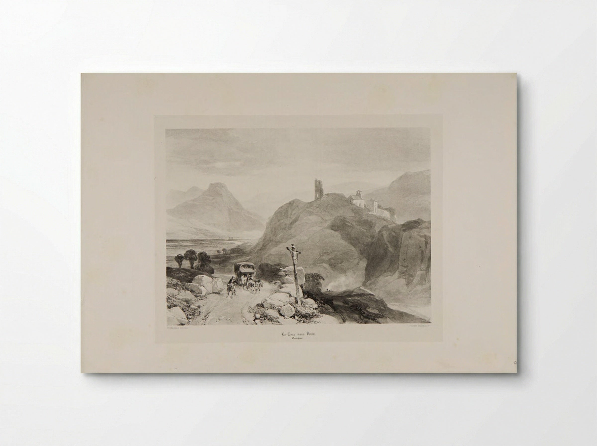 La tour sans Venin - James Duffield Harding - Poster