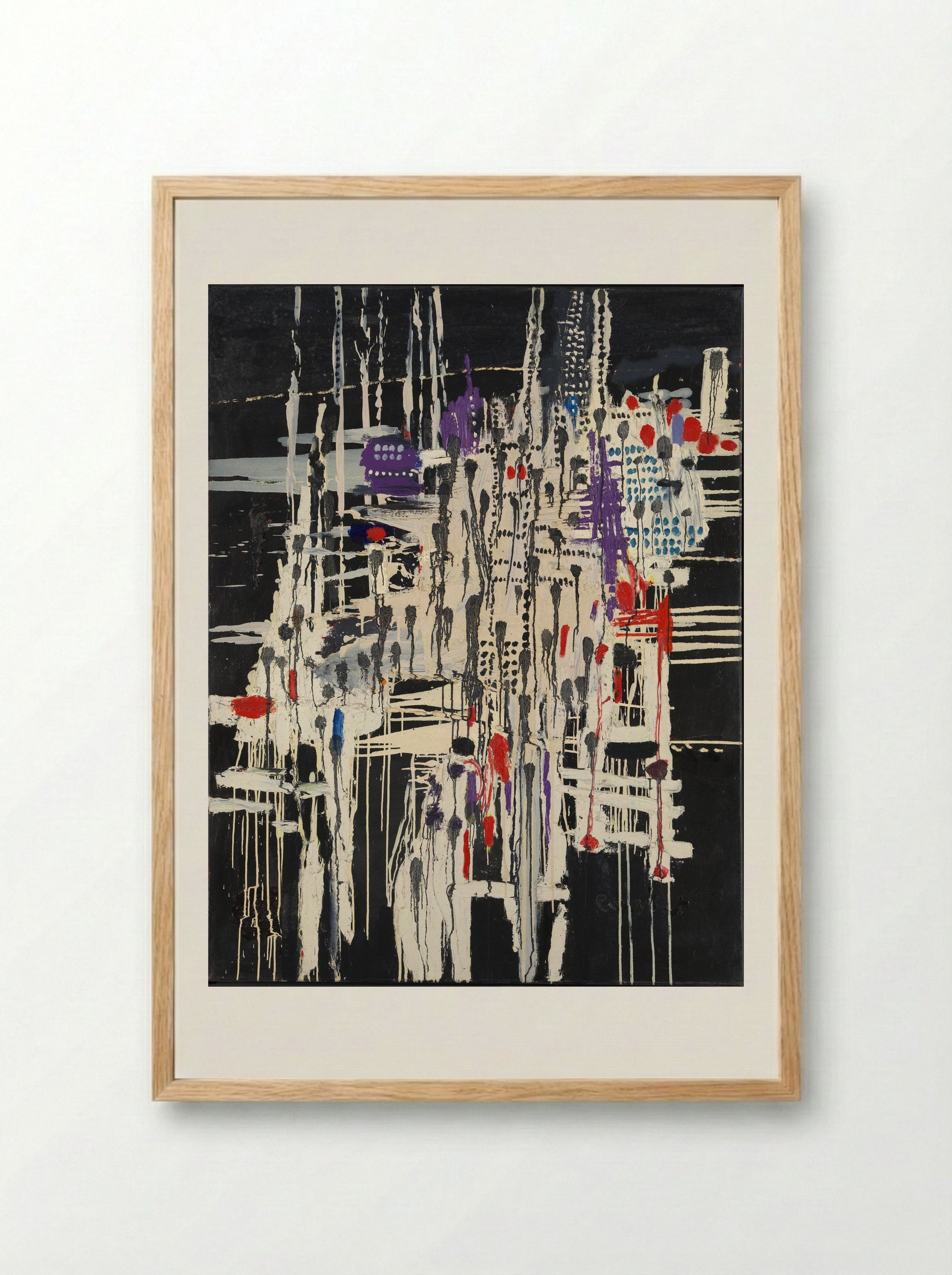 La ville noyée - Constant Nieuwenhuys - Framed Print Wood