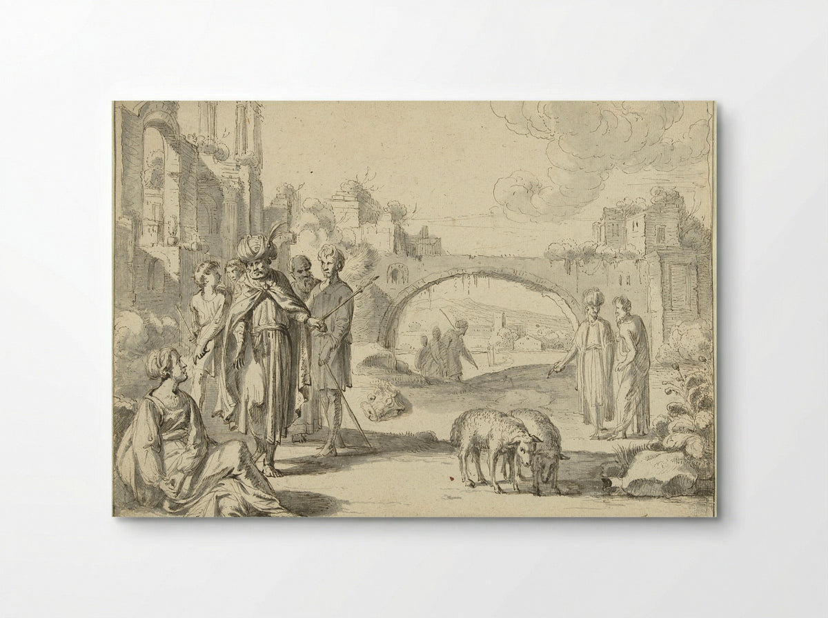 Laban Searching for his Idols in the Tent of Rachel - Jan Symonsz Pynas - Poster