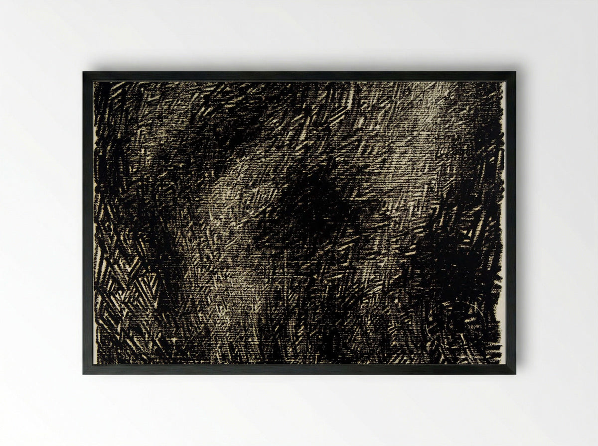 Labyrinth - Martin Kline - Framed Print Black