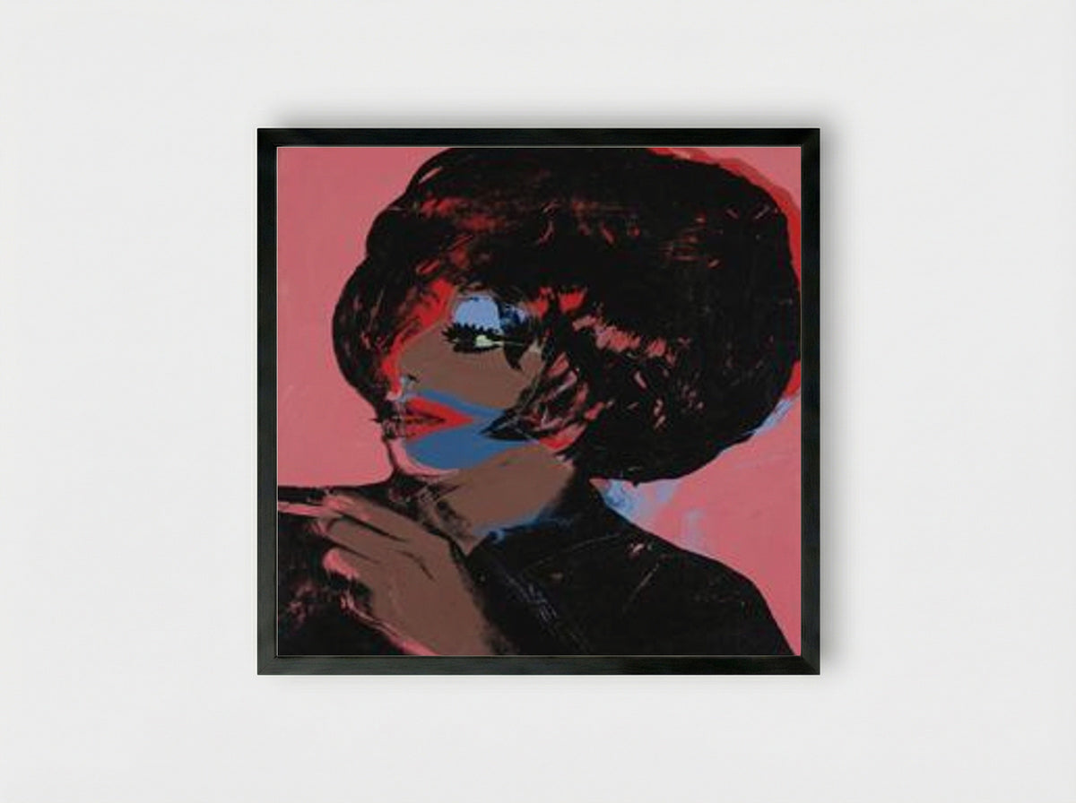 Ladies and Gentlemen - Andy Warhol - Framed Print Black