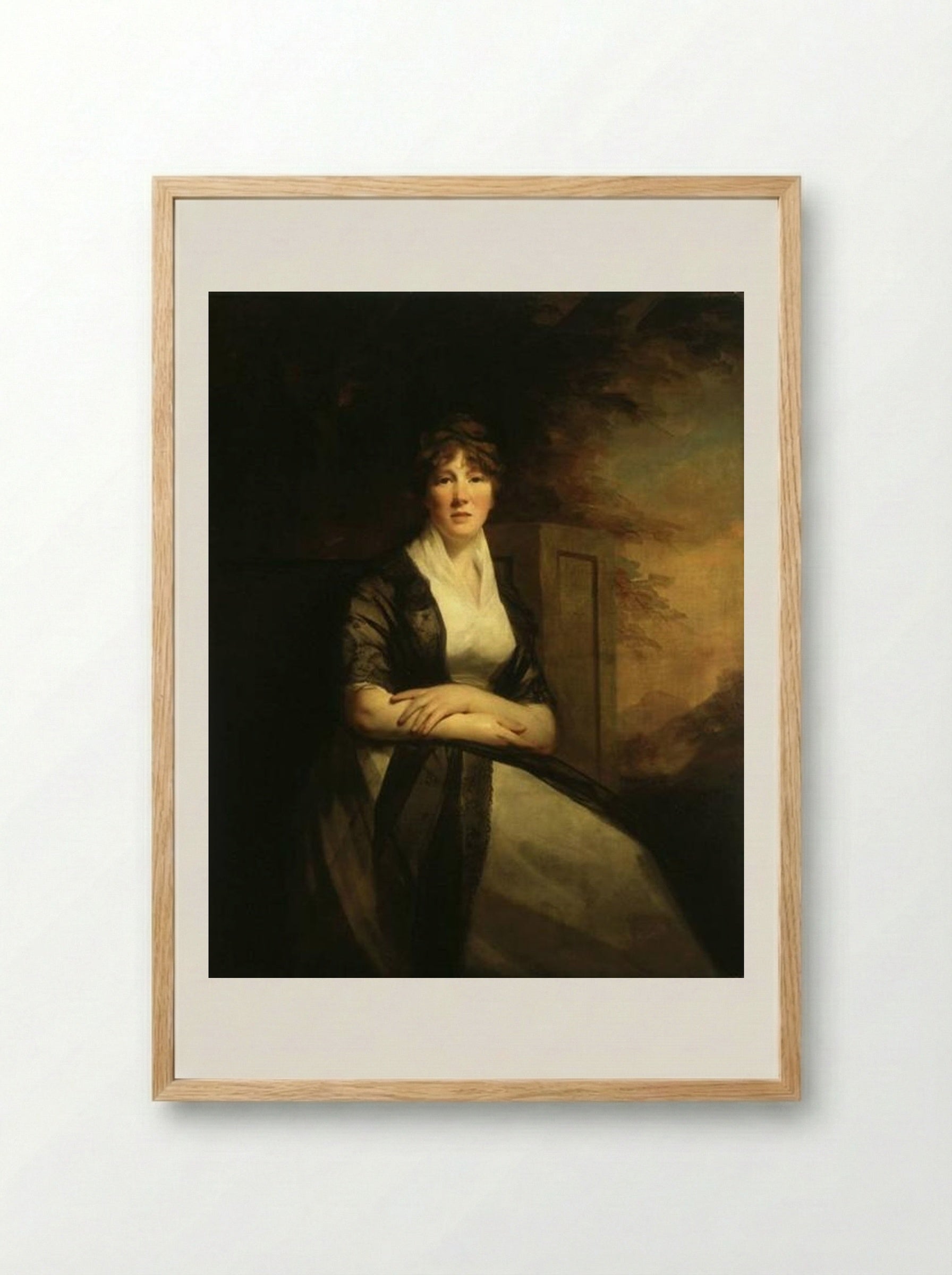 Lady Anne Torphicen - Henry Raeburn - Framed Print Wood