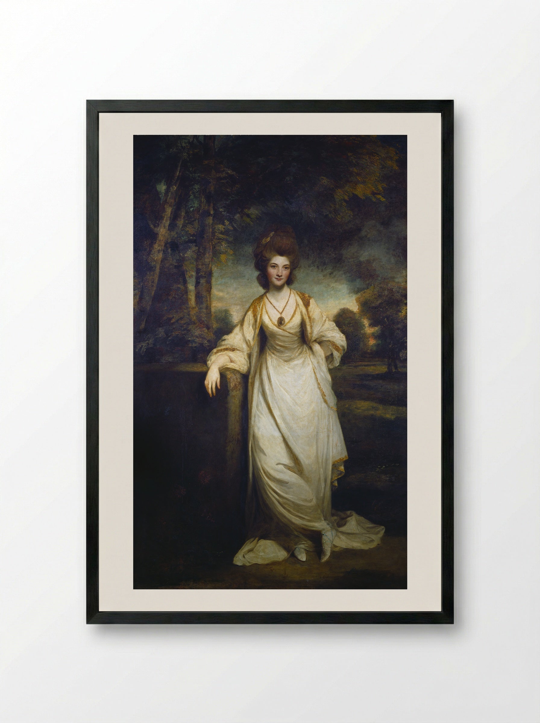 Lady Elizabeth Compton - Joshua Reynolds - Framed Print Black