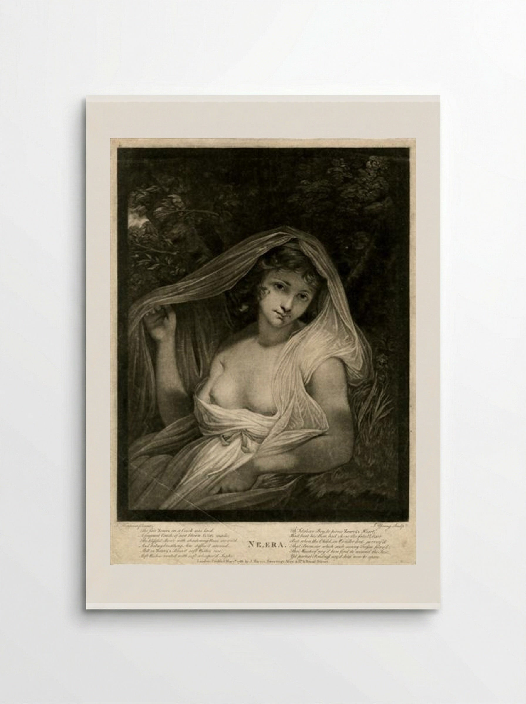 Lady Hamilton as Neæra - John Hoppner - Poster