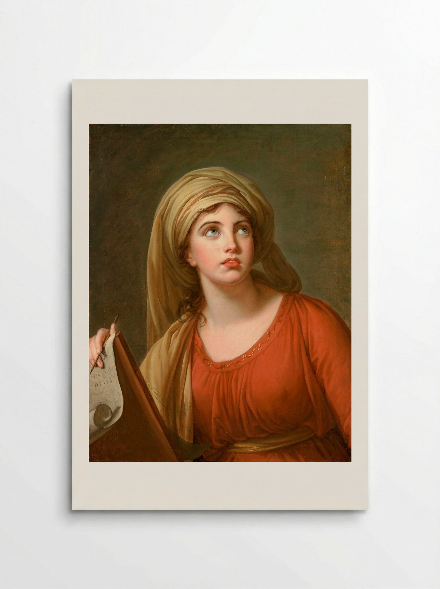 Lady Hamilton as the Persian Sibyl - Louise Elisabeth Vigée Le Brun - Poster