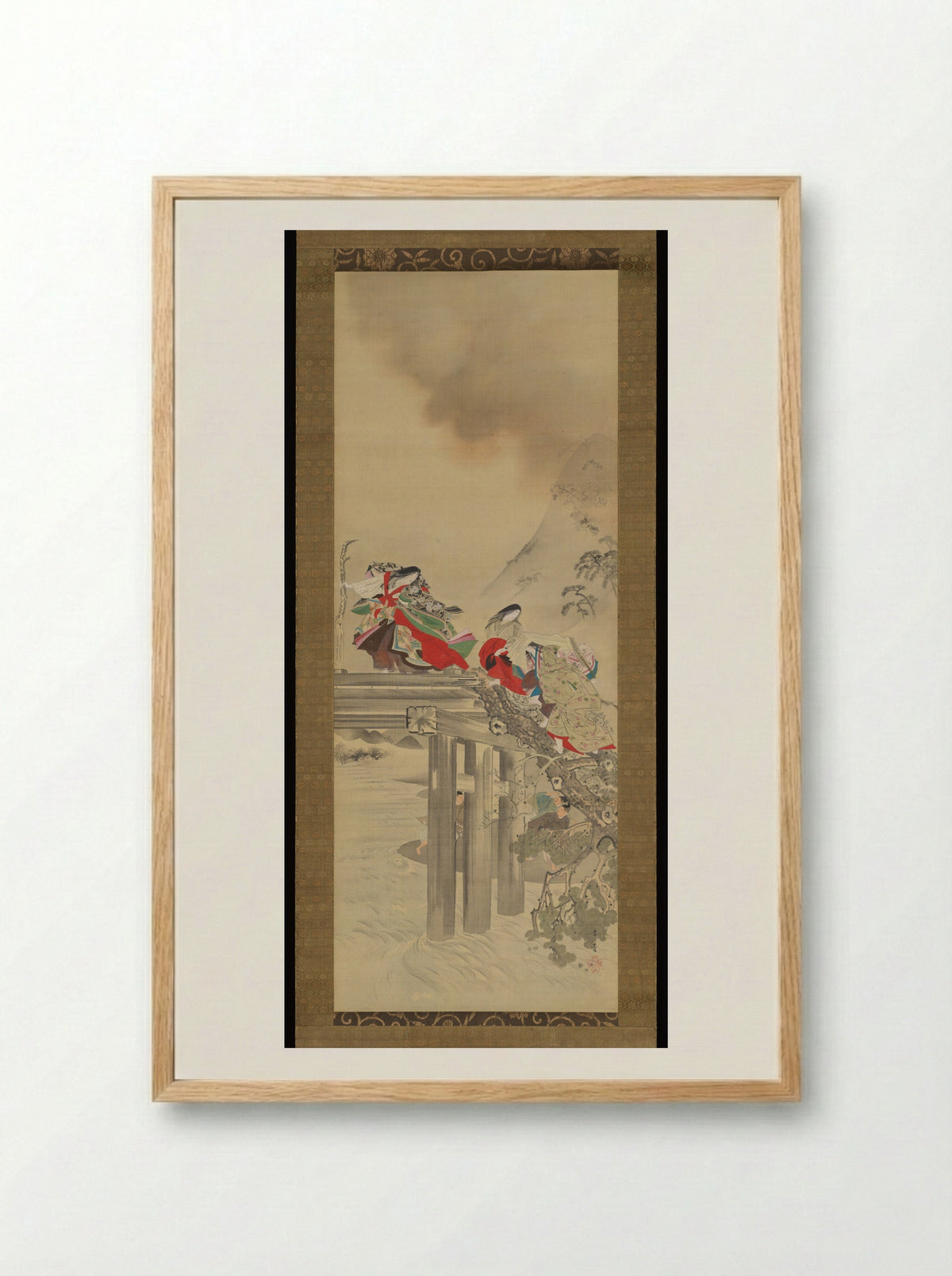 Lady Iga - Kikuchi Yōsai - Framed Print Wood