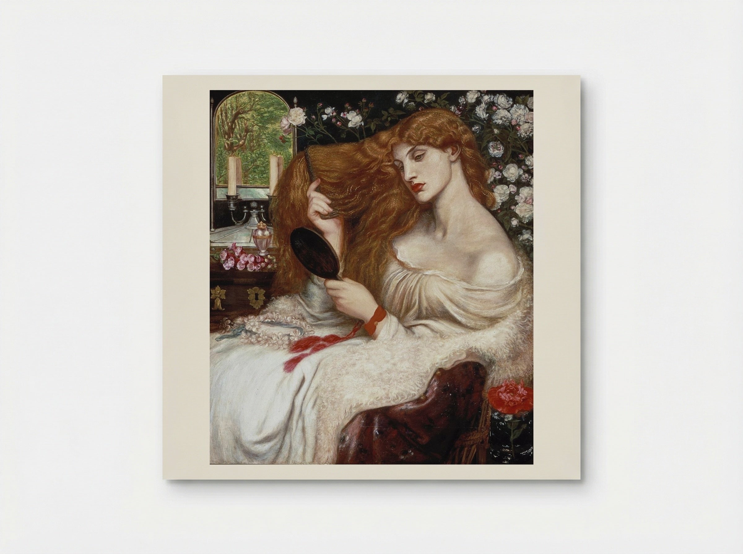 Lady Lilith - Dante Gabriel Rossetti - Poster